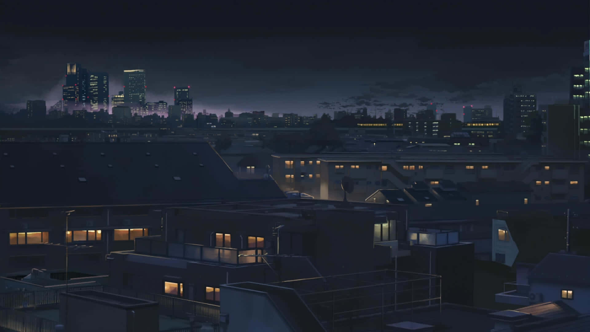 Neonvalot valaisevat vilkkaat Anime Cityn kadut Taustakuvat