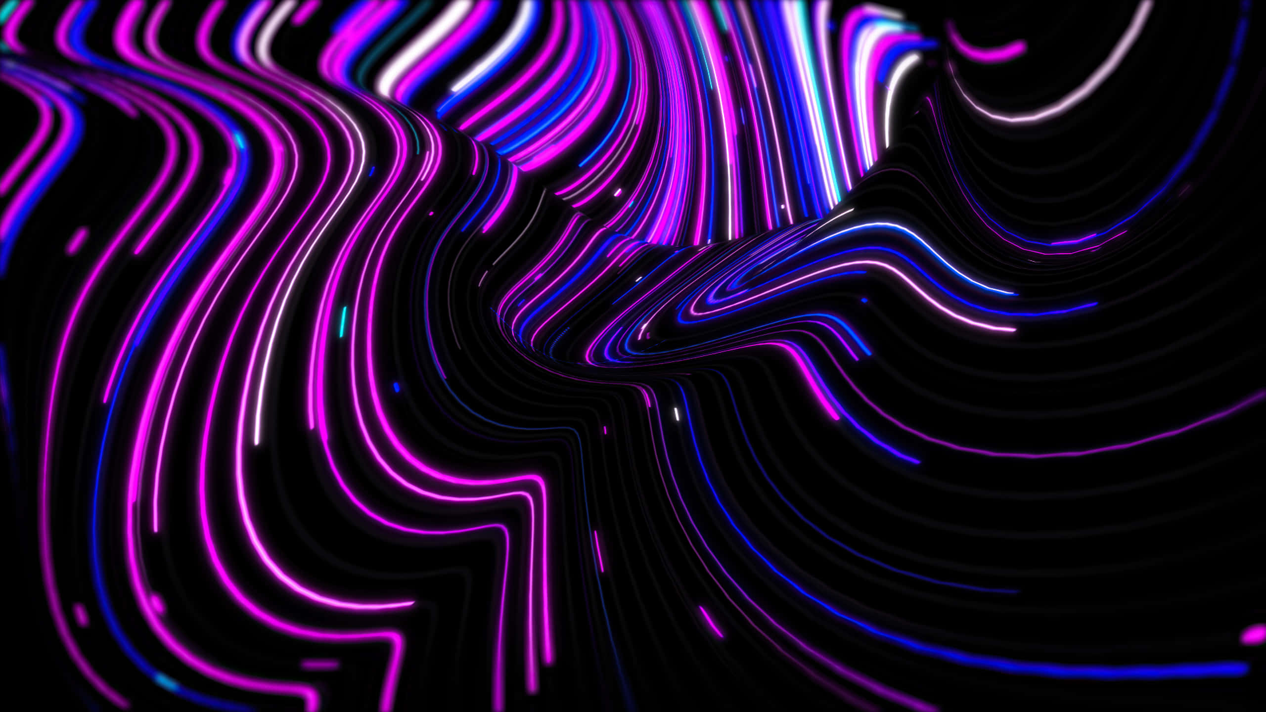 Neonvioletti abstraktit viivat 1440p AMOLED-taustakuva Taustakuvat