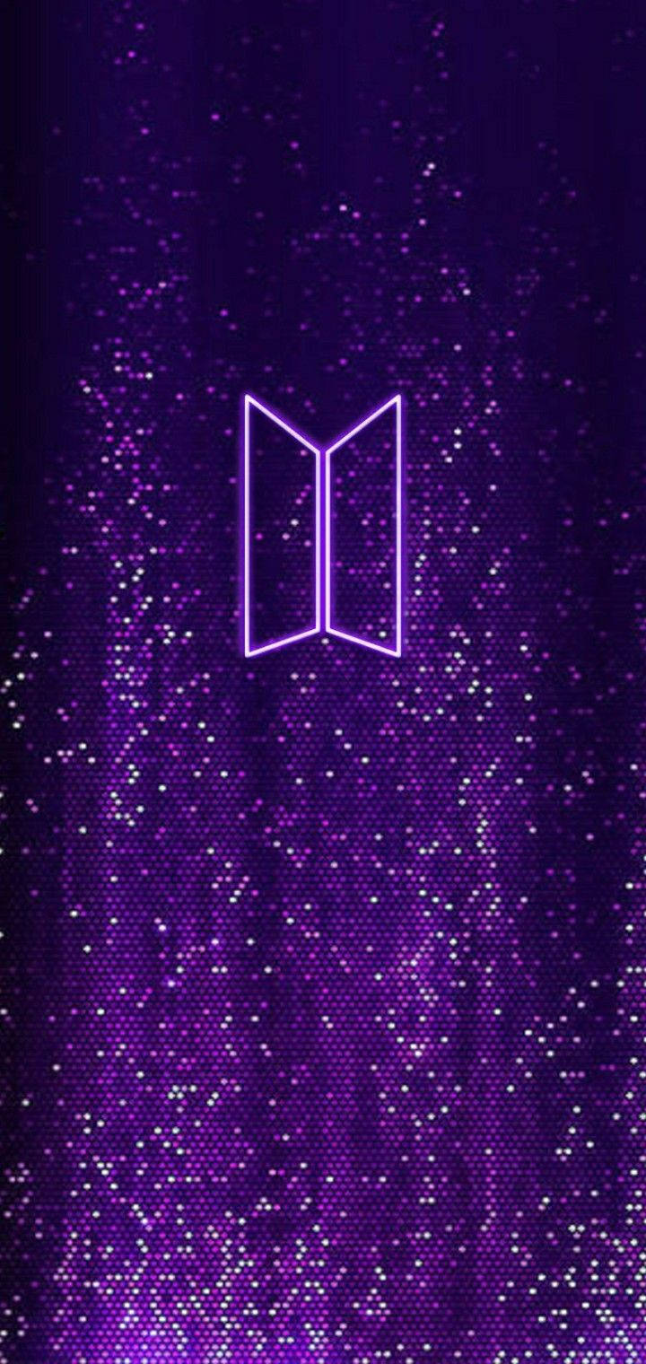 Neonvioletti BTS-logo Taustakuvat