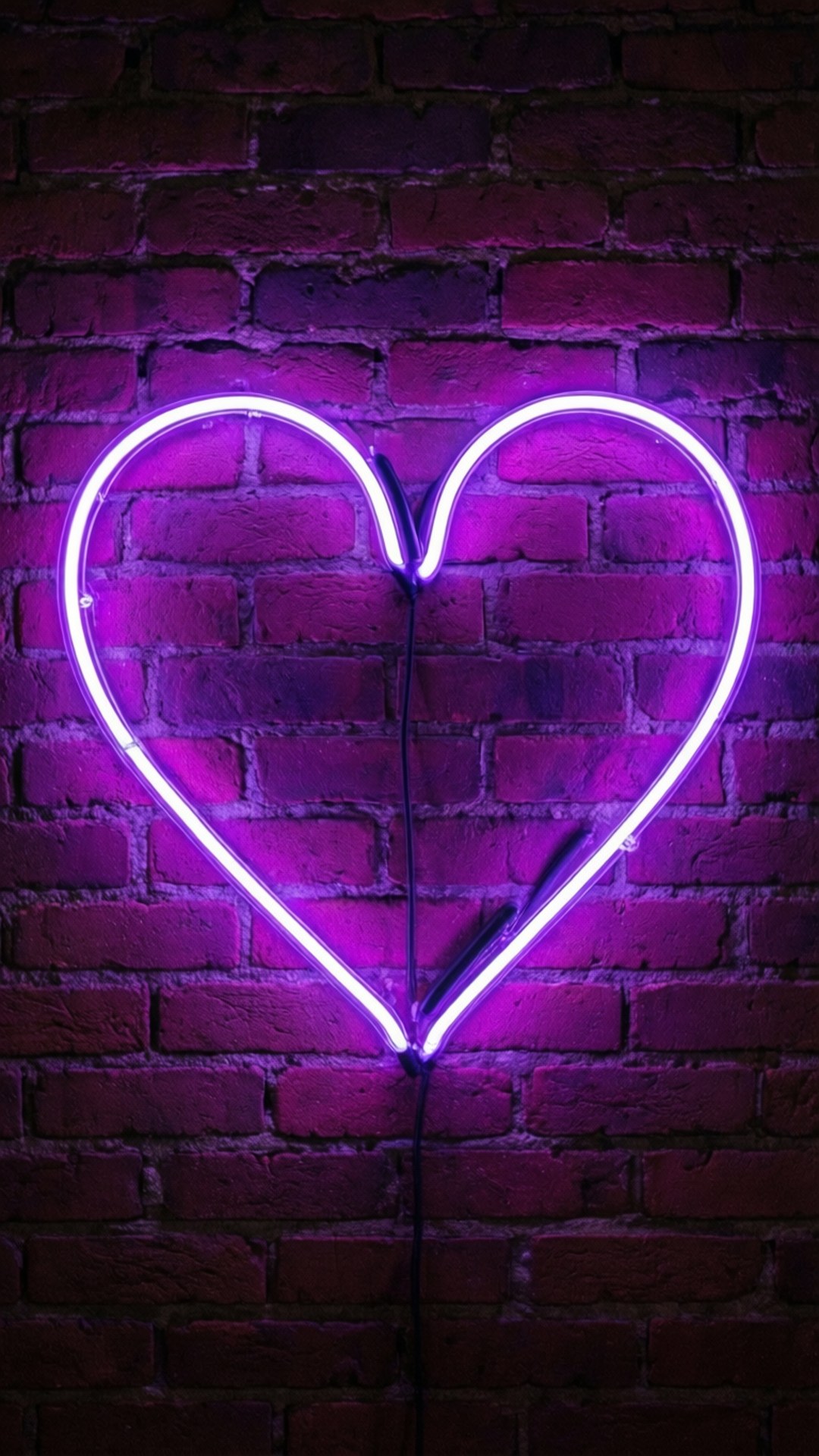 Neonvioletti sydän Taustakuvat