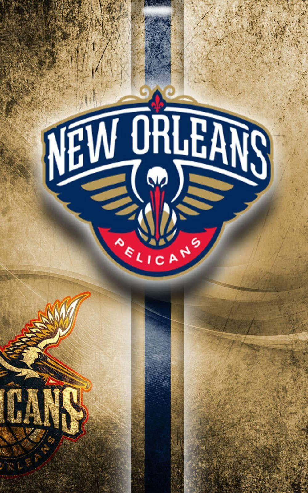New Orleans Pelicans Grunge Taide Taustakuvat