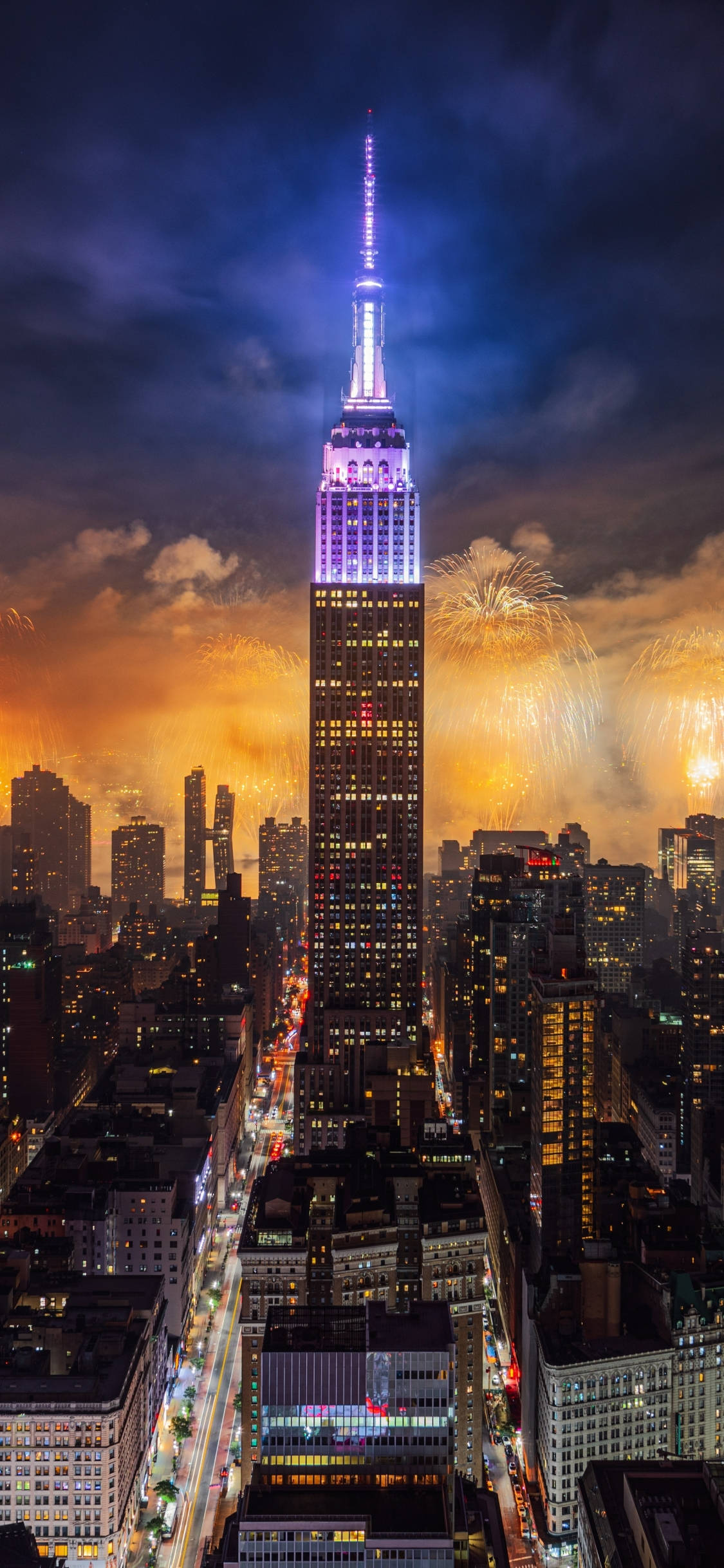 New York HD iPhone Empire State Building Taustakuvat