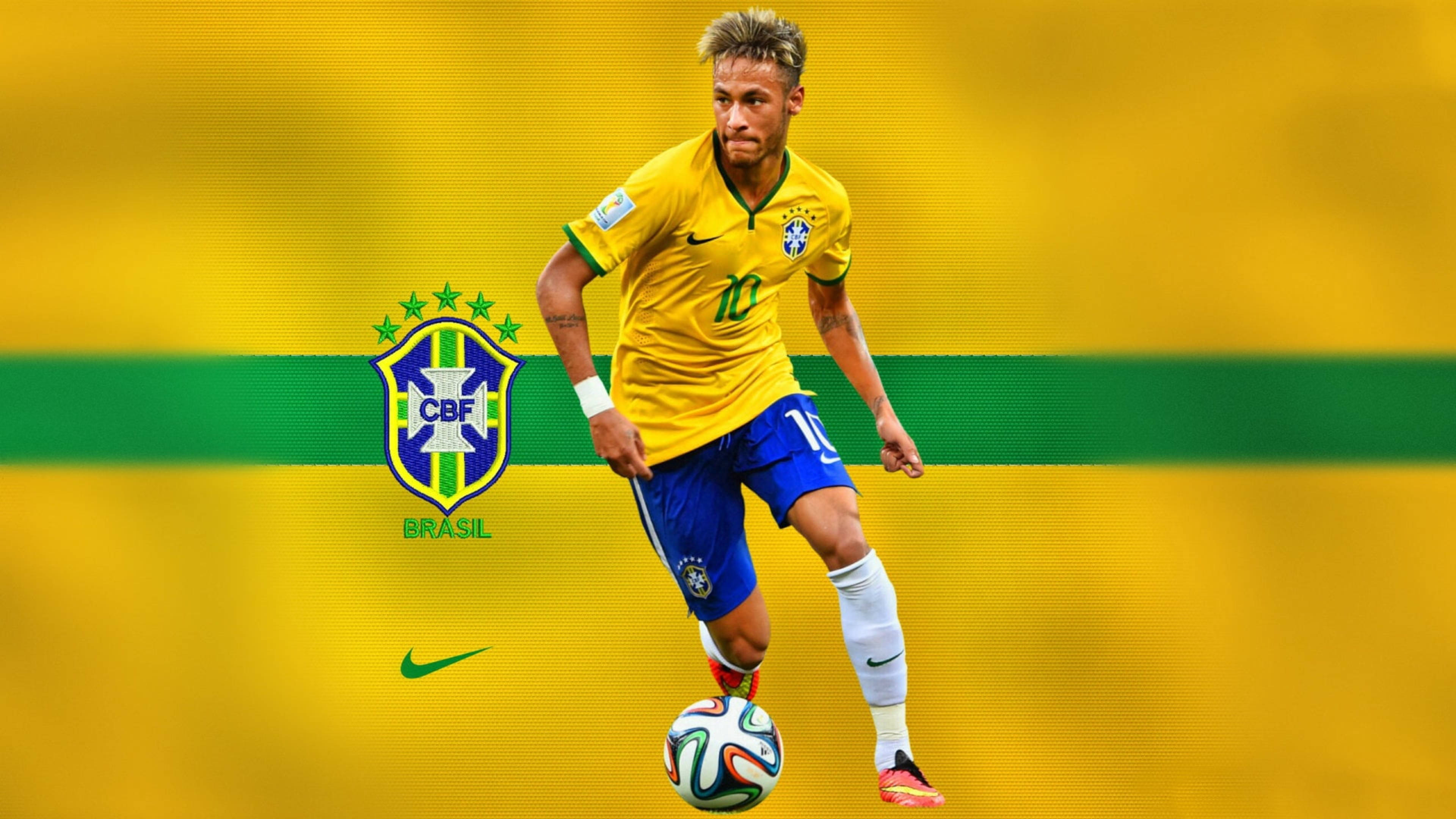 Neymar 4K CBF-logolla Taustakuvat
