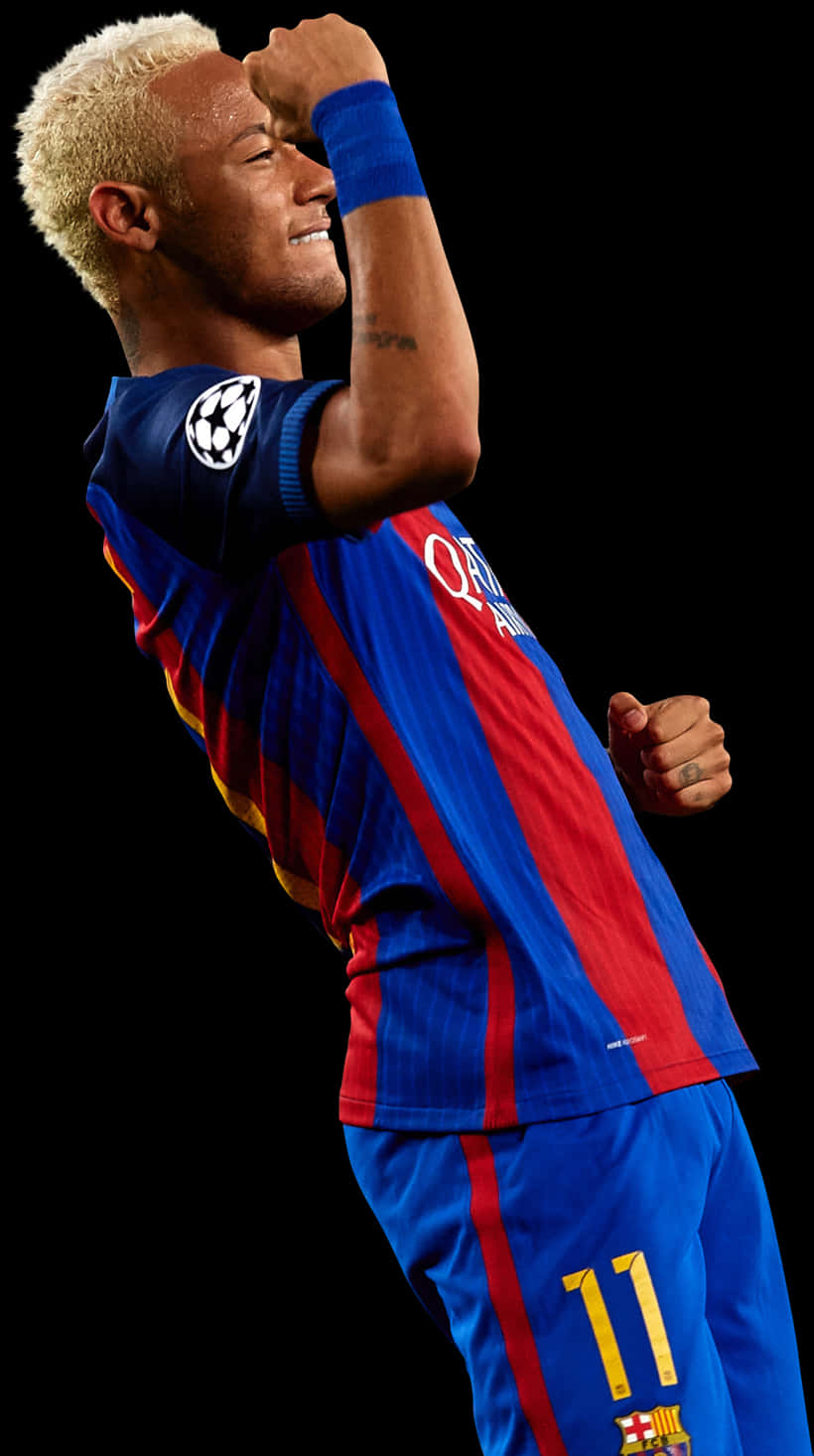 Neymar juhlii FC Barcelonaa Taustakuvat