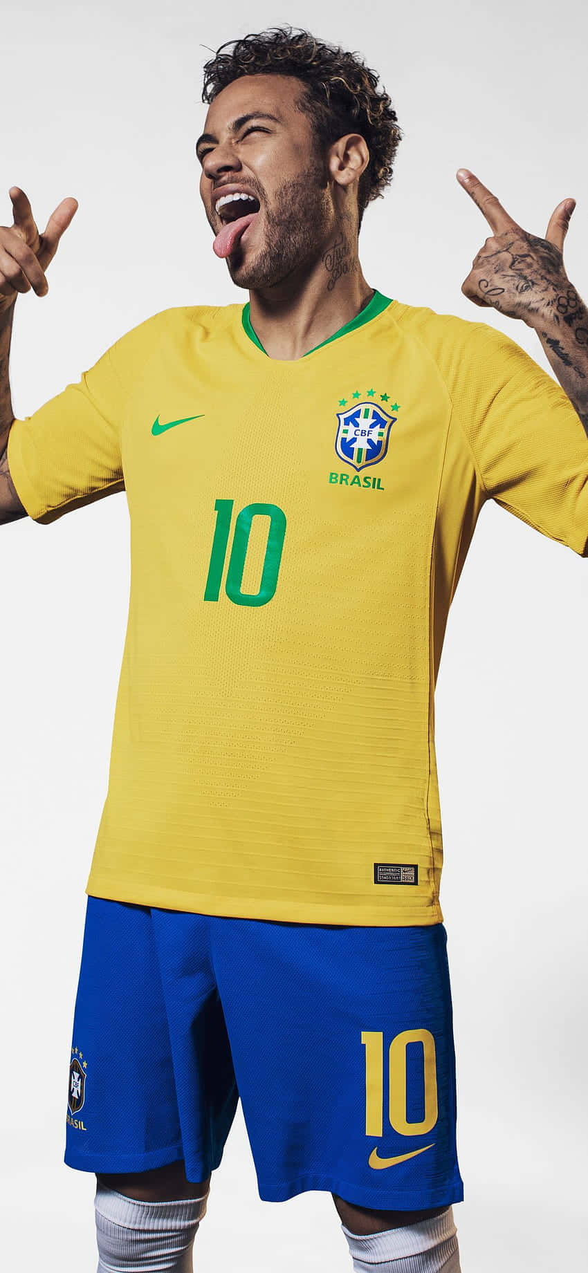 Neymar kieli ulkona iPhone Taustakuvat