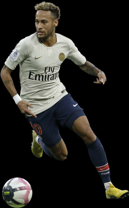 Neymar toimintakuvassa PSG Taustakuvat