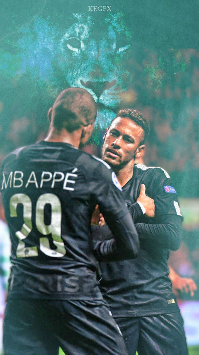 Neymar ja Mbappe -taustakuva
