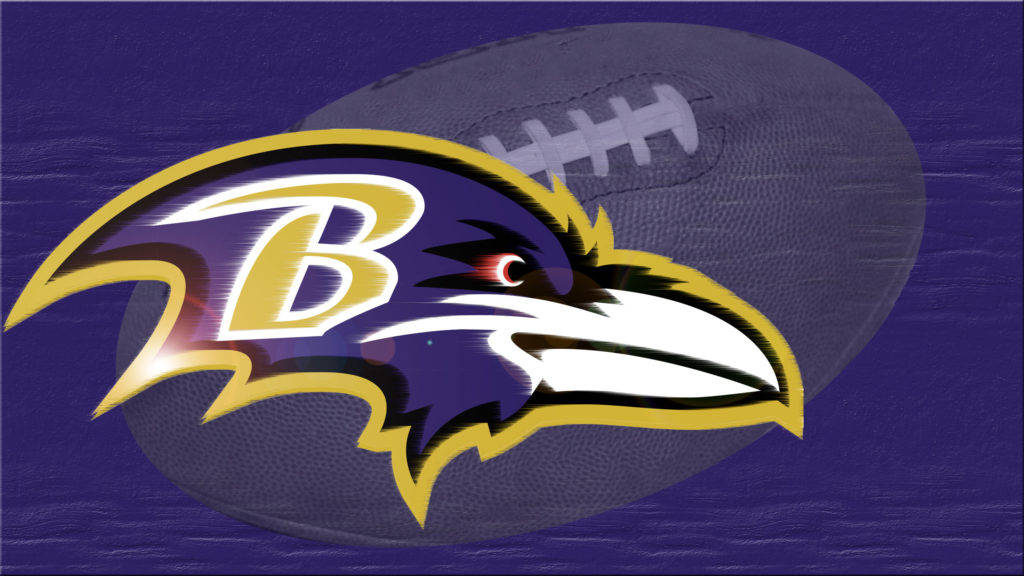 NFL-jalkapallojoukkueen Baltimore Ravensin logo Taustakuvat