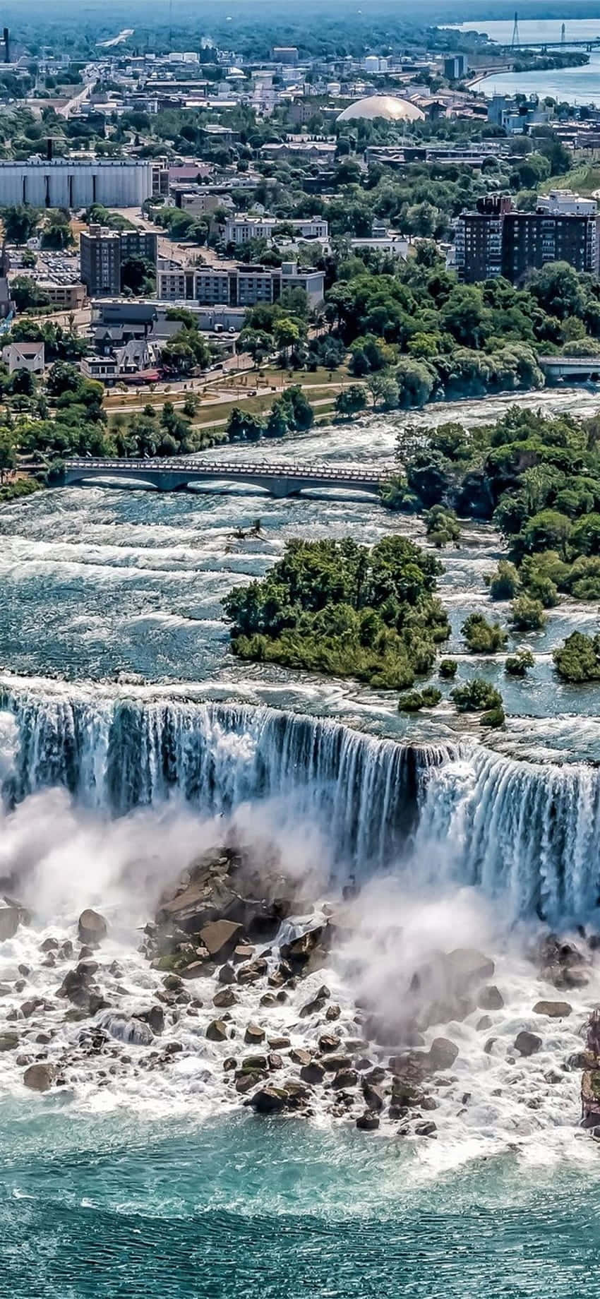 Niagaran putousten luonnonkauneus Taustakuvat