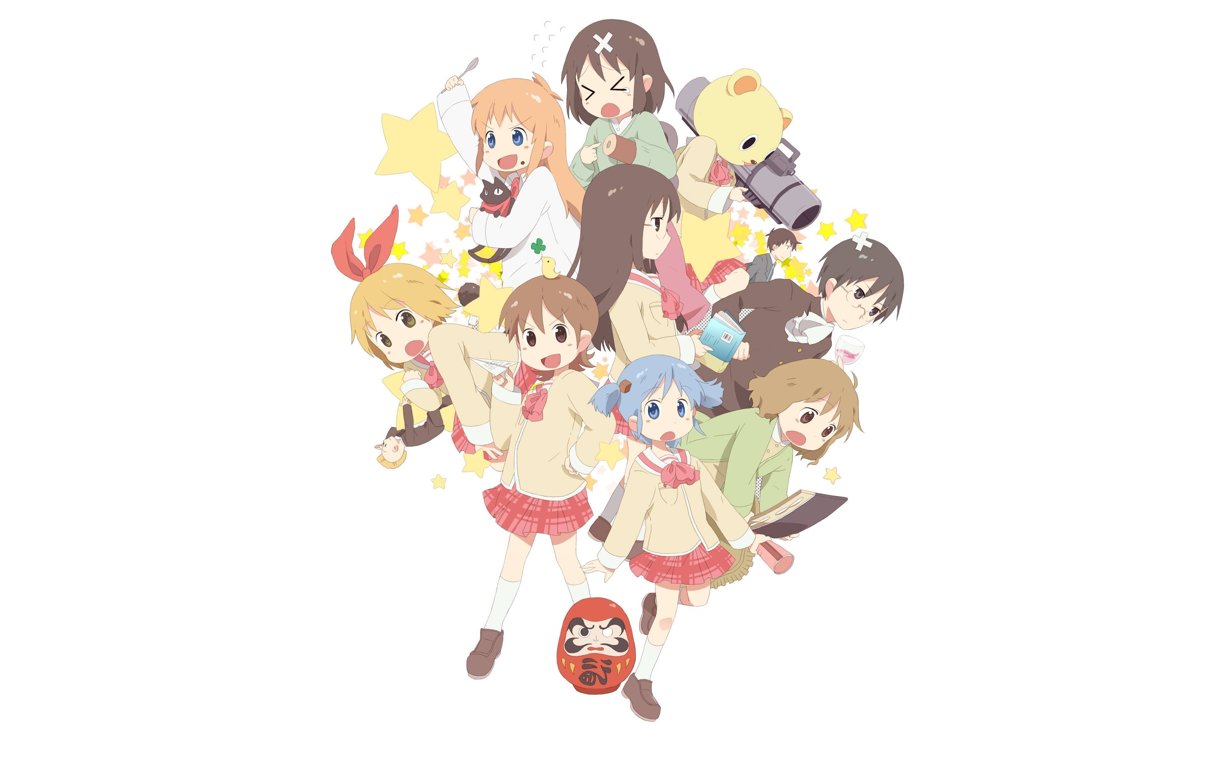Nichijou Päähenkilöt Taustakuvat