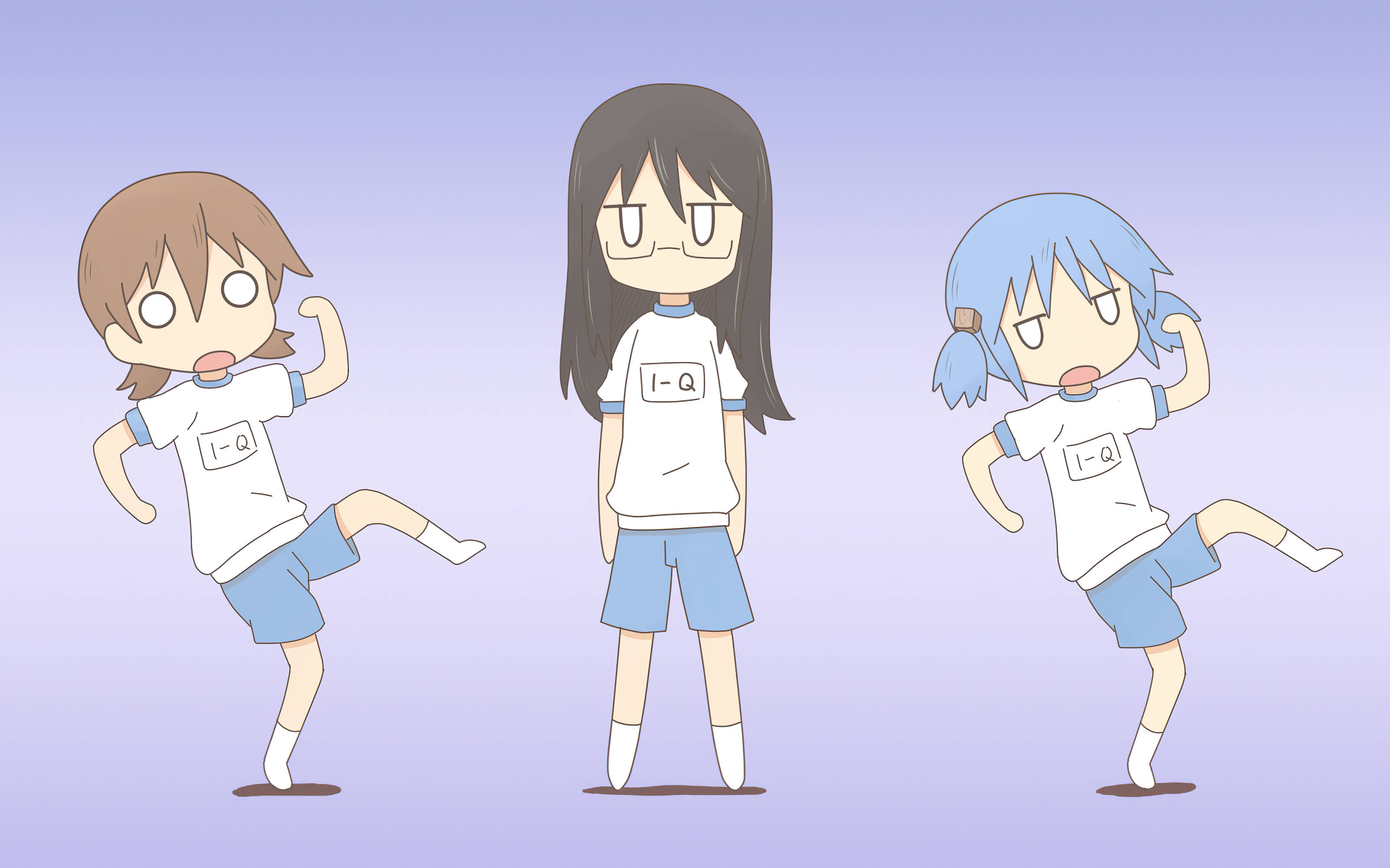 Nichijou Yuuko, Mai ja Mio hassuttelemassa Taustakuvat