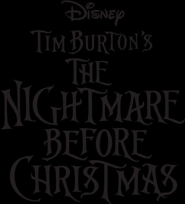 Nightmare Before Christmas -otsikko Taustakuvat