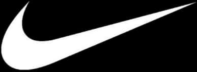 Nike Swoosh -logo mustalla taustalla Taustakuvat