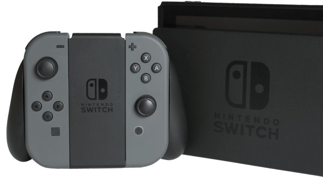 Nintendo Switch -konsoli ja ohjaimet Taustakuvat
