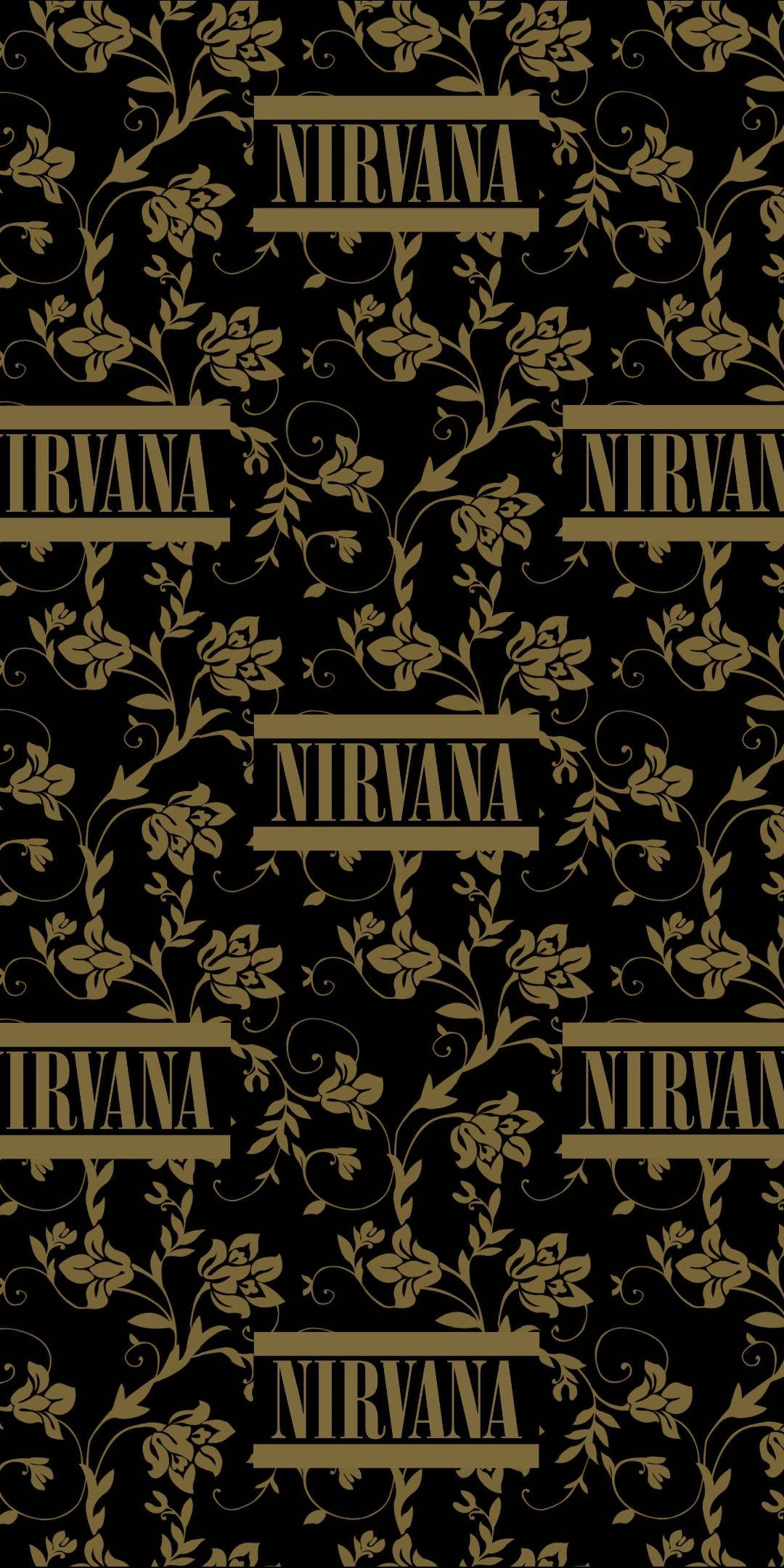 Nirvana Kultainen Musta Taustakuvat
