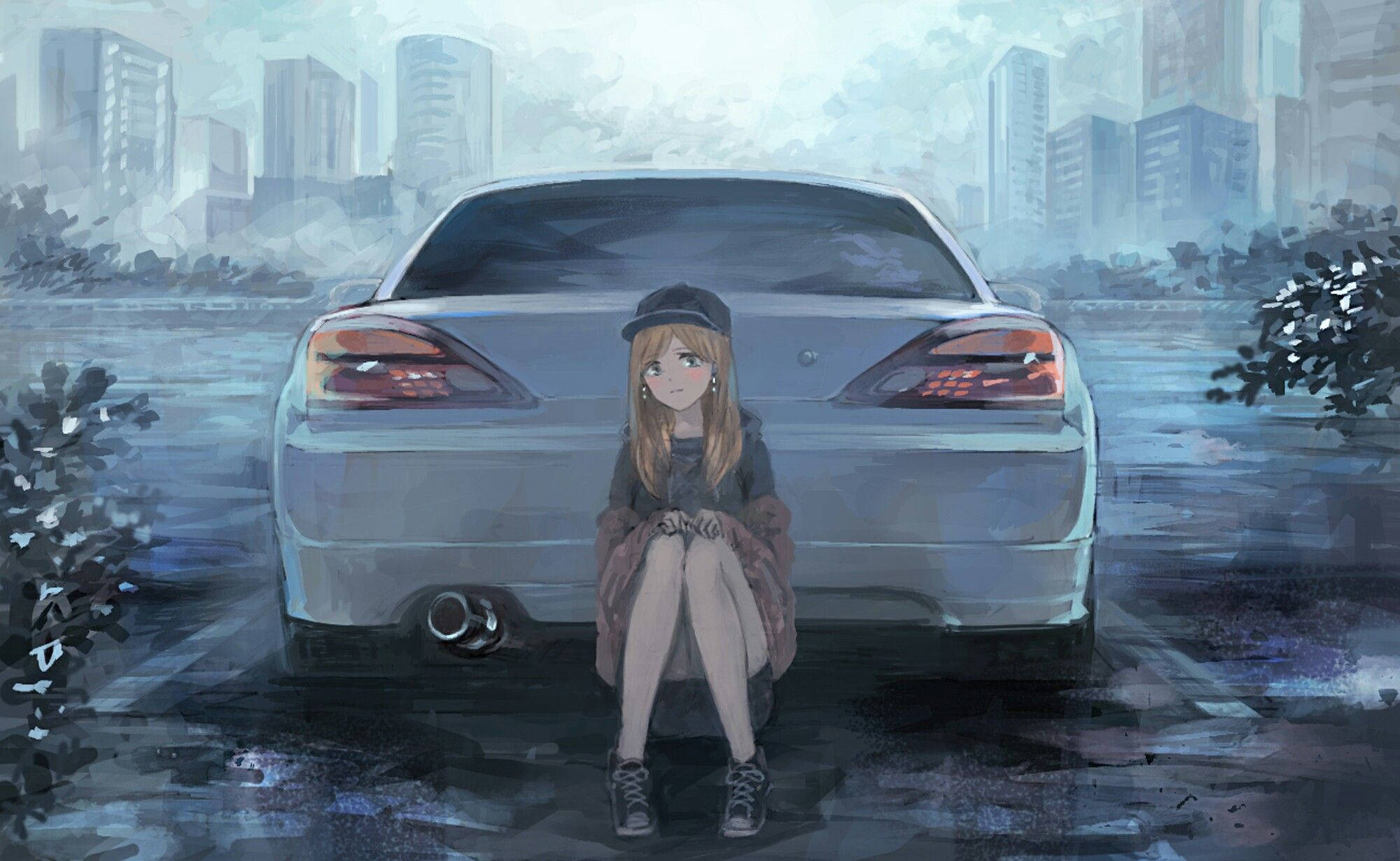 Nissan Silvia - Auto Anime Taustakuvat