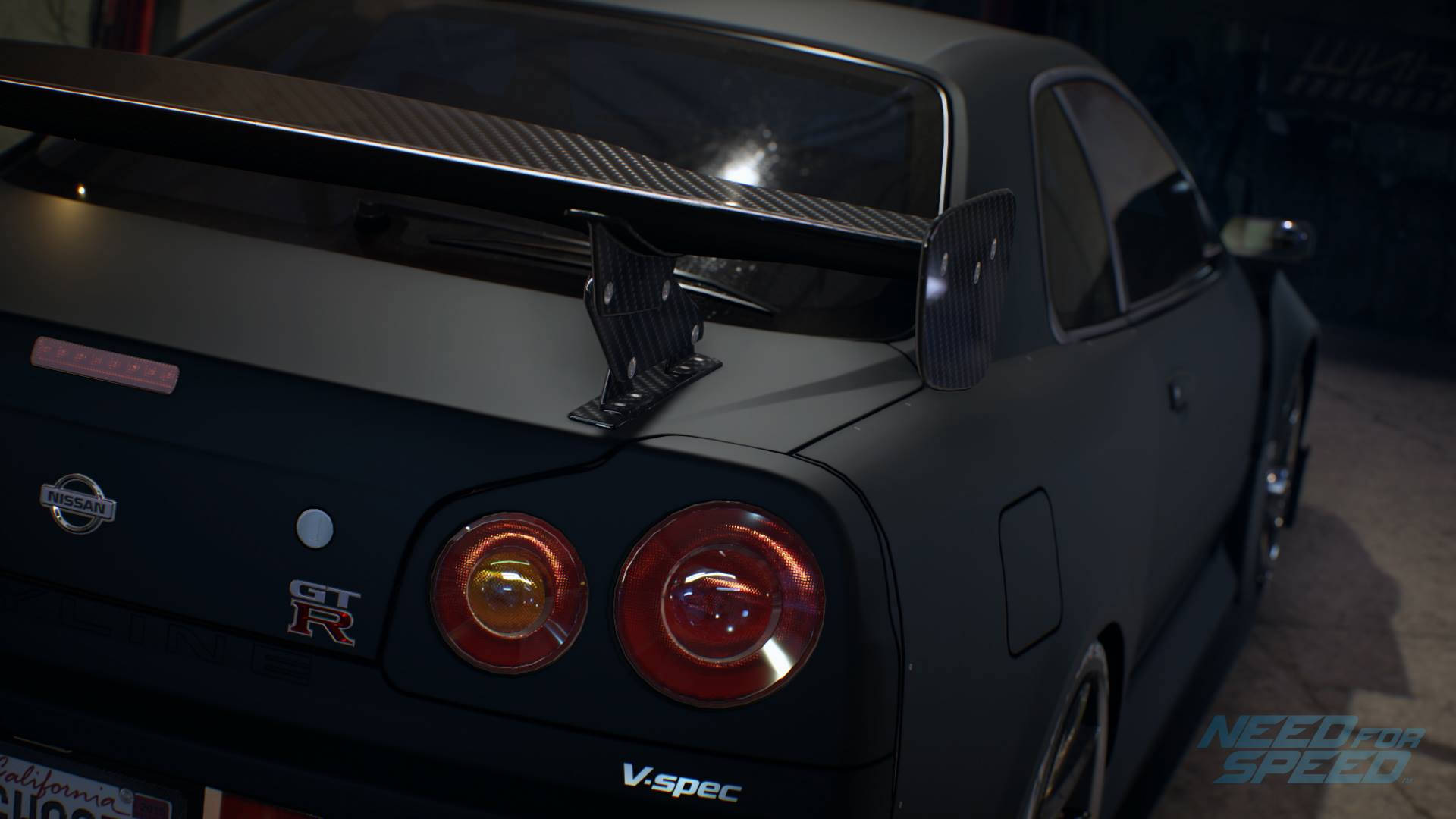 Nissan Skyline GTR R34 Mattamusta Taustakuvat