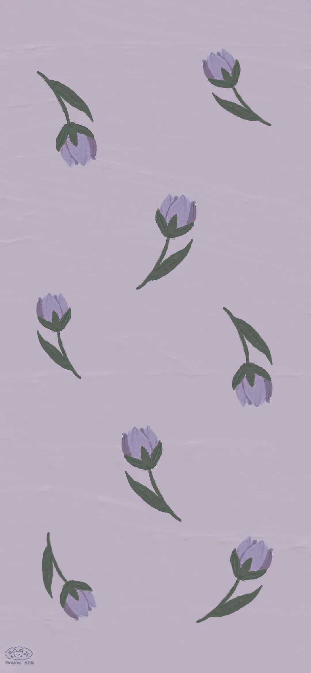 Niukka violetit kukat Taustakuvat