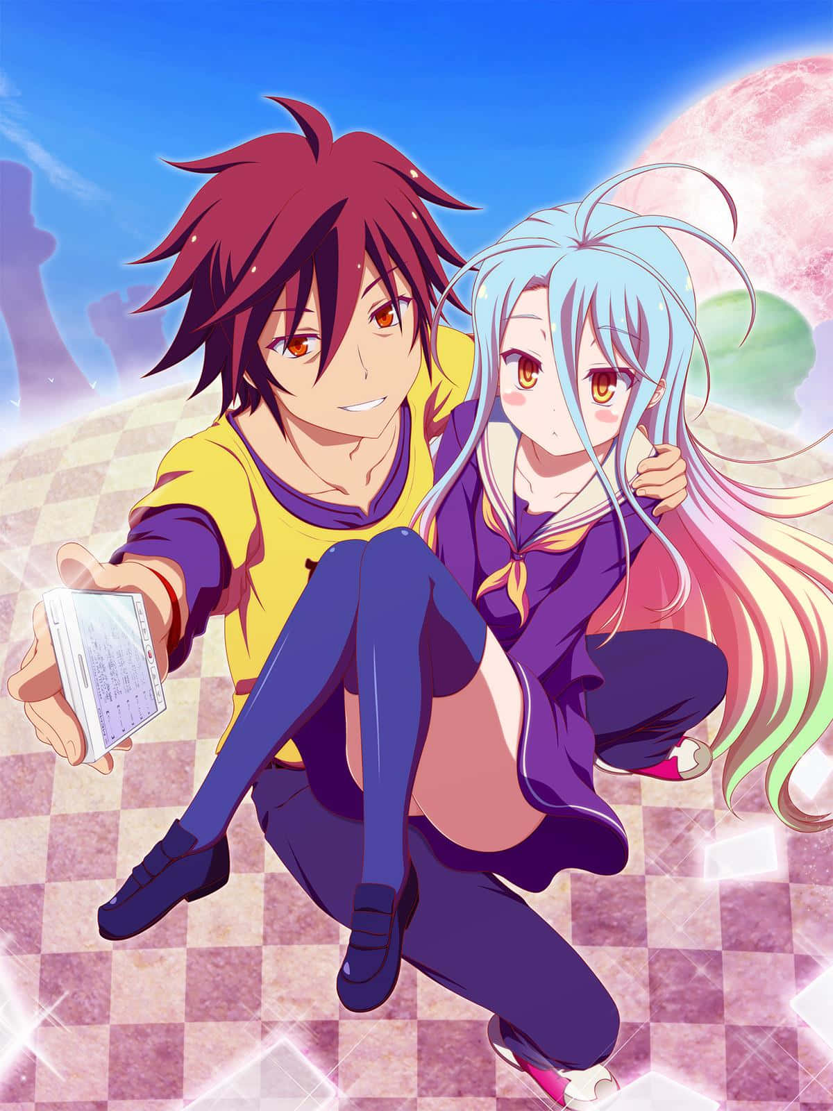 No Game No Life Sora ja Shiro -kuva Taustakuvat