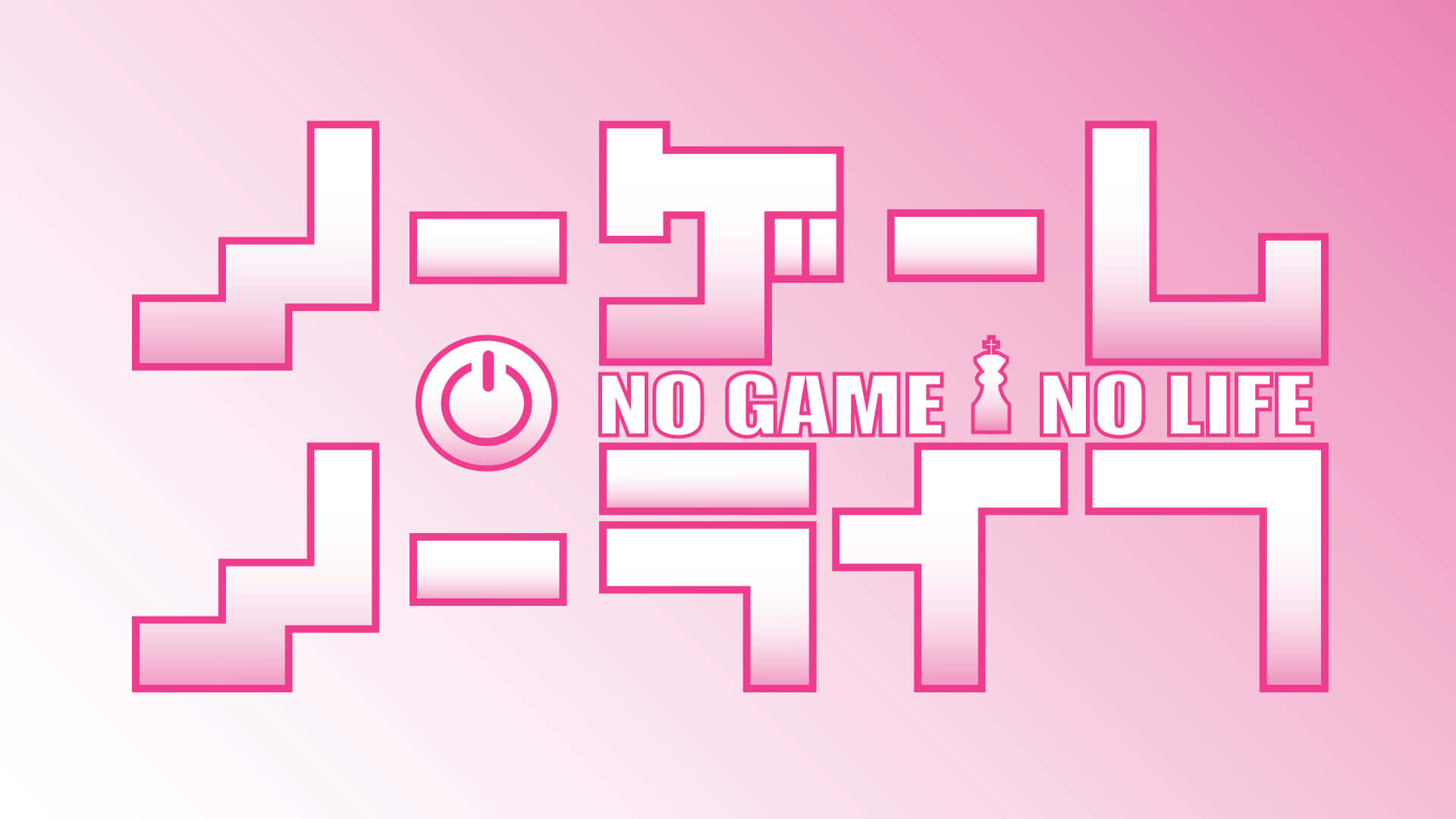 No Game No Life vaaleanpunainen kansikuva Taustakuvat