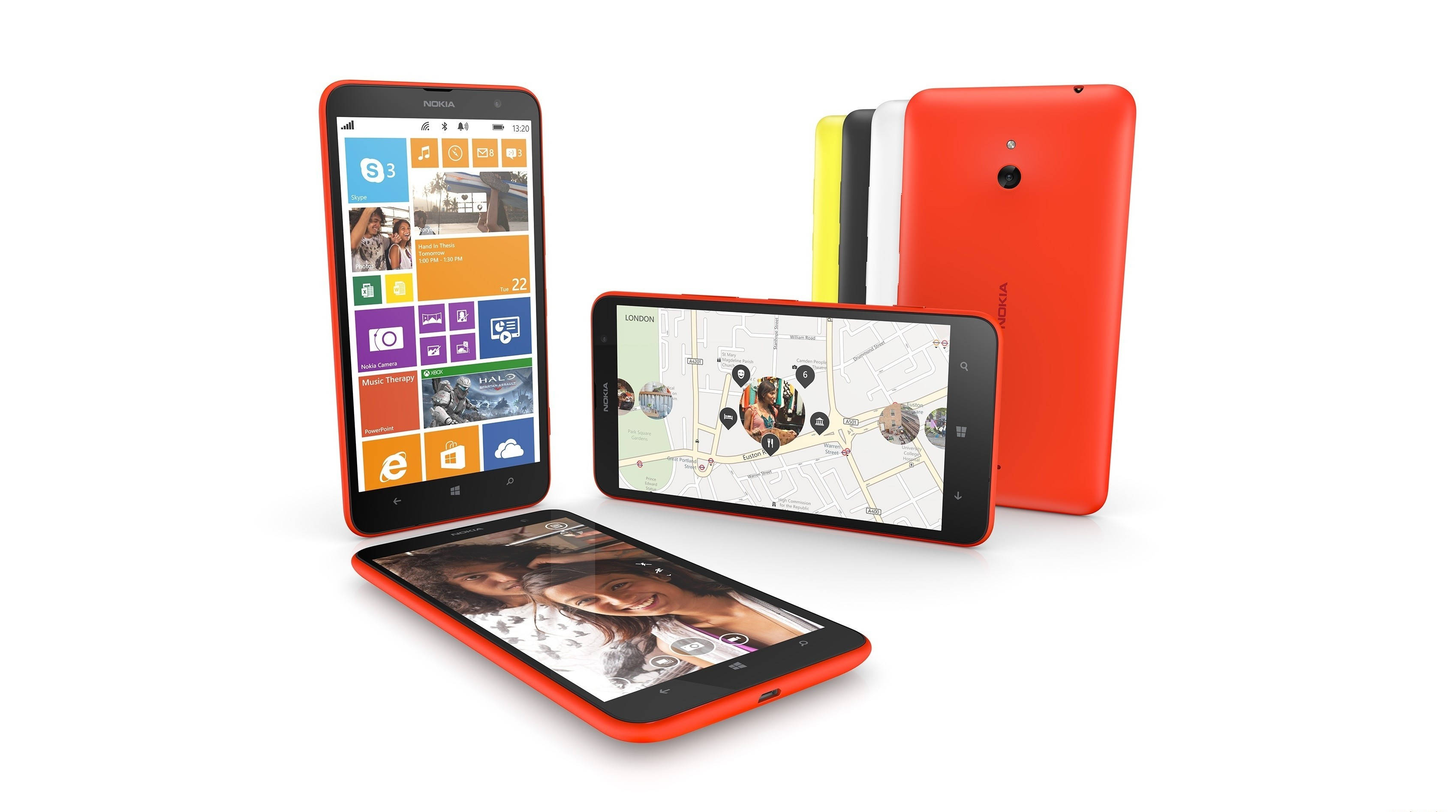 Nokia Lumia 1320 -phablet-älypuhelin Taustakuvat