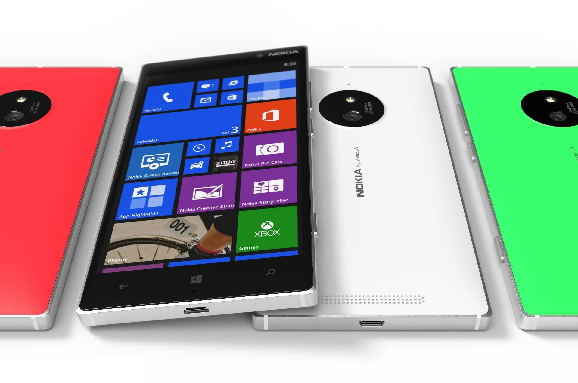 Nokia Lumia 830 -älypuhelin Taustakuvat