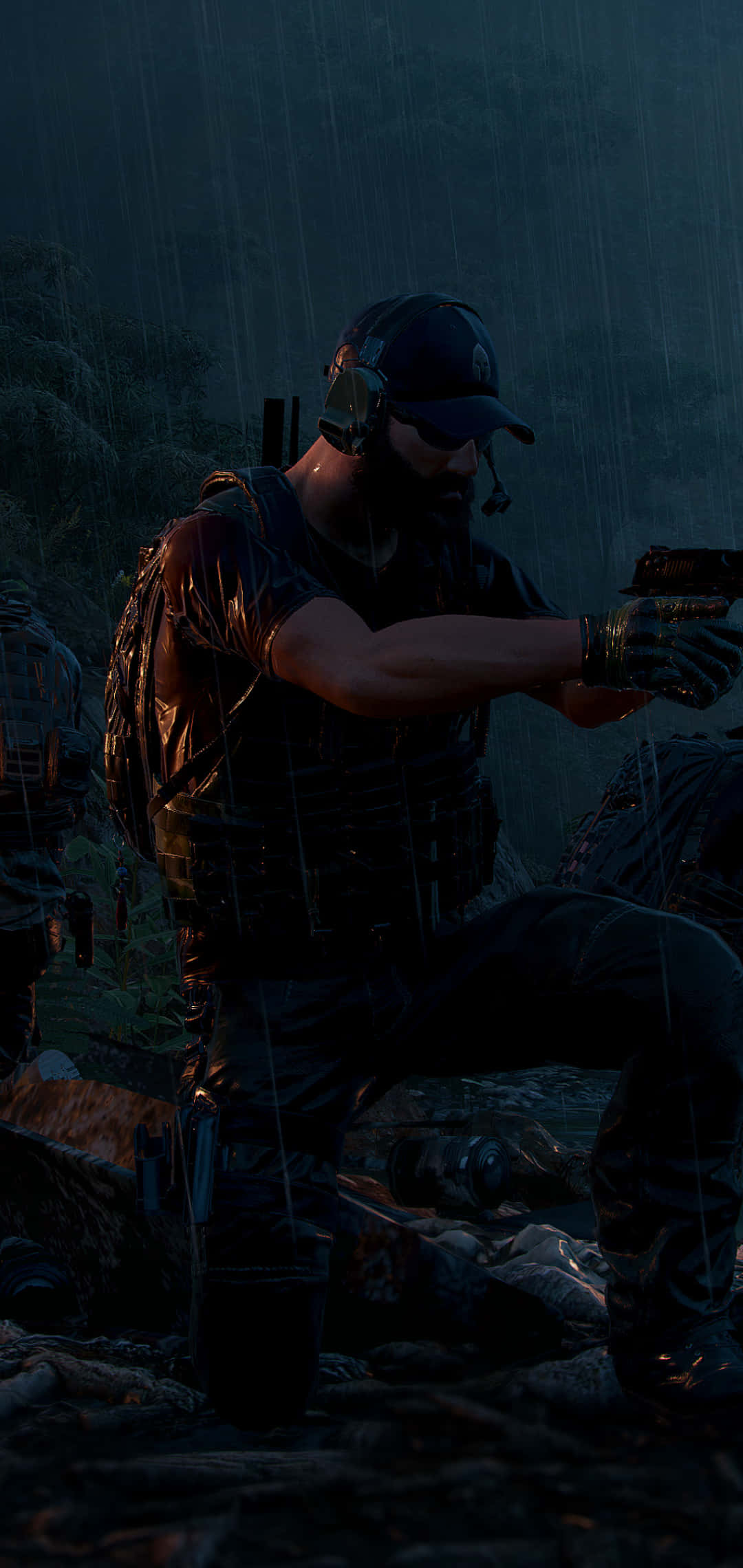Nomad-käsiasetelma videopeli iPhone X Ghost Recon Wildlands -taustakuva Taustakuvat