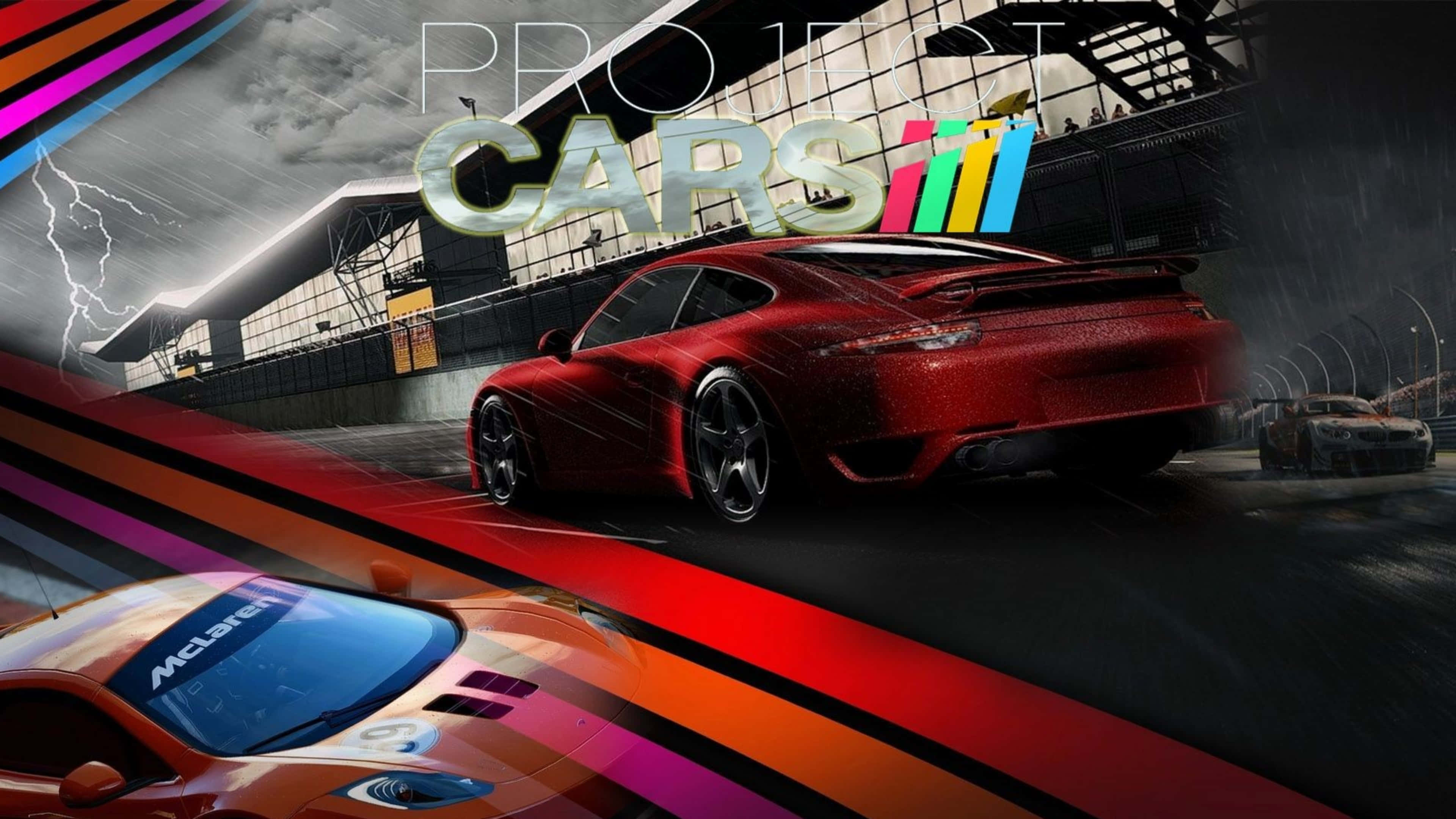 Nopea kilpailu - 4K Project Cars -taustakuva Taustakuvat