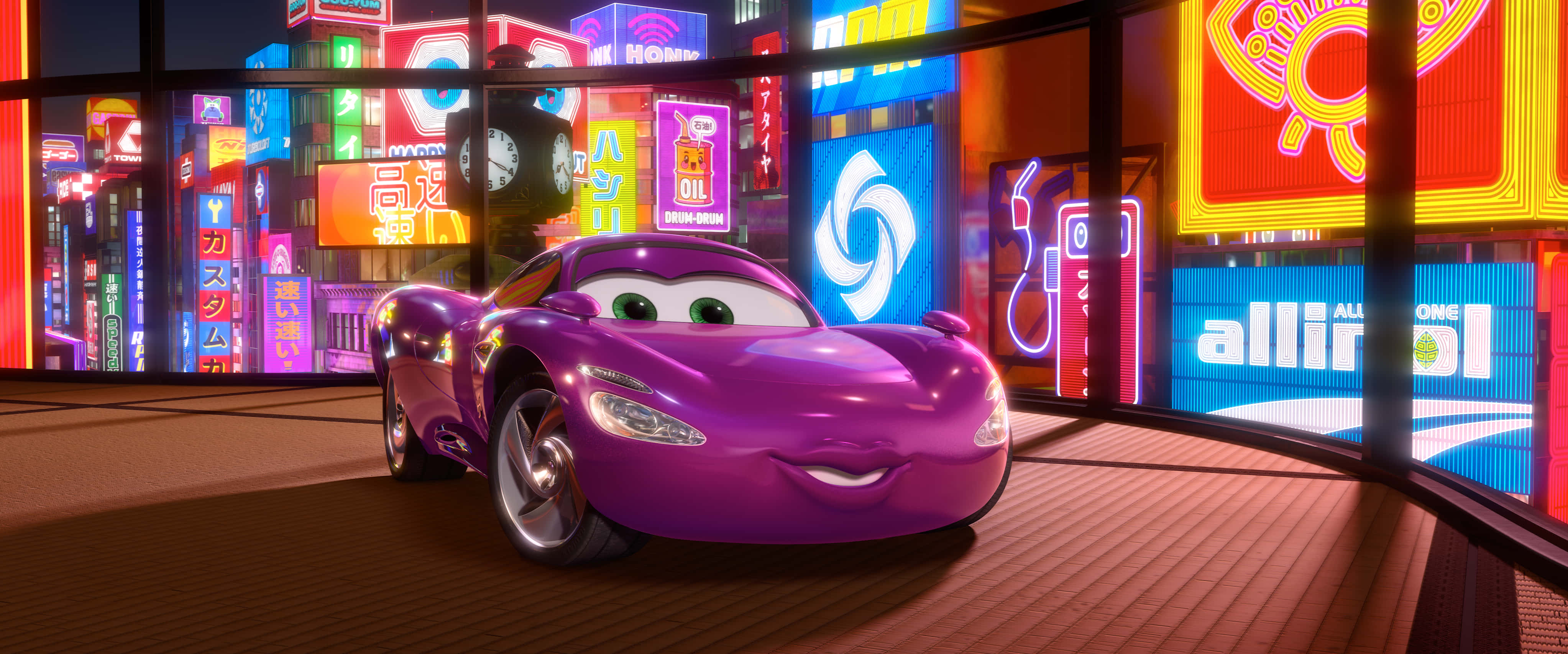 Nopeus, tyyli ja hauskuus odottavat elokuvassa Cars 2 Taustakuvat