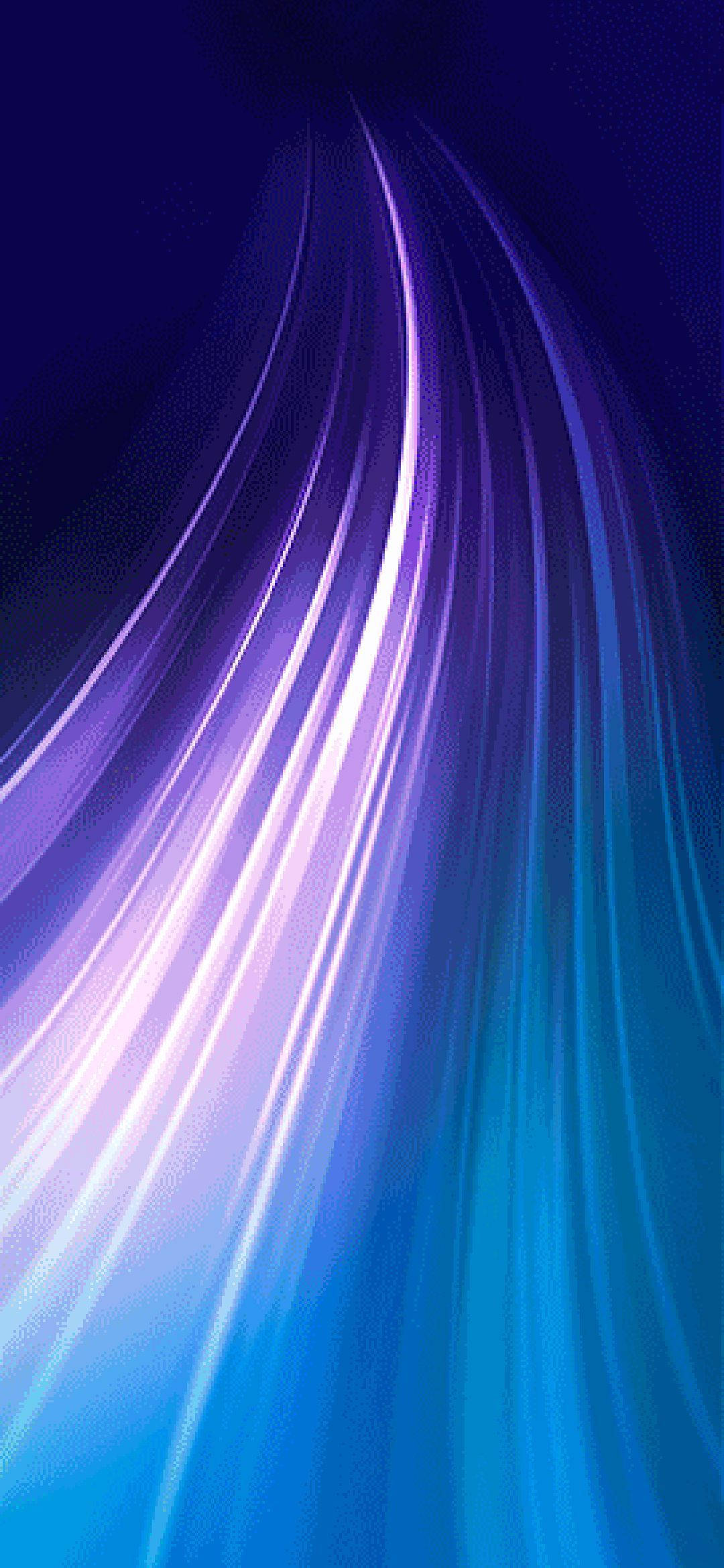 Note 8 Purple Light Waves Taustakuvat