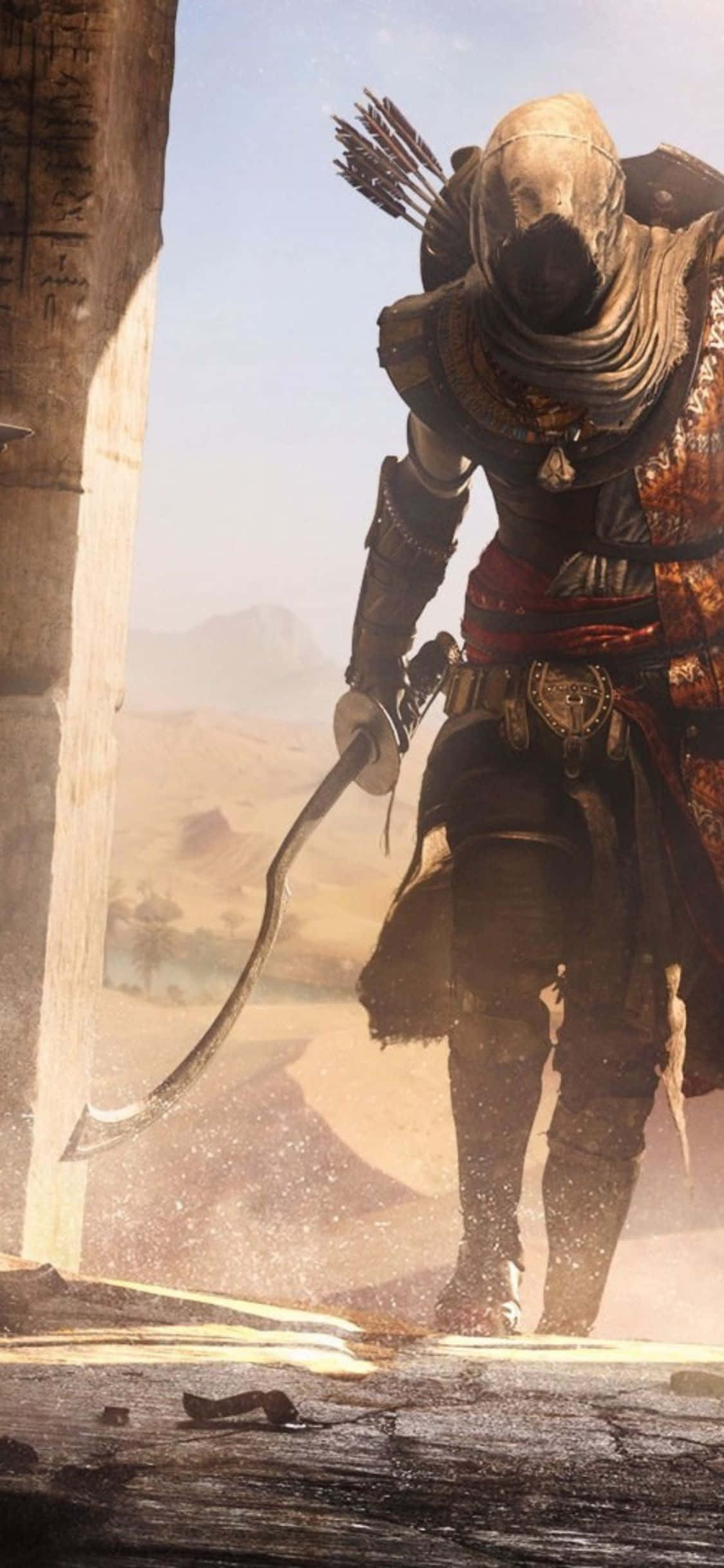 Nouse rohkeaan uuteen seikkailuun Assassin's Creed Originsin kanssa iPhone X:llä. Taustakuvat