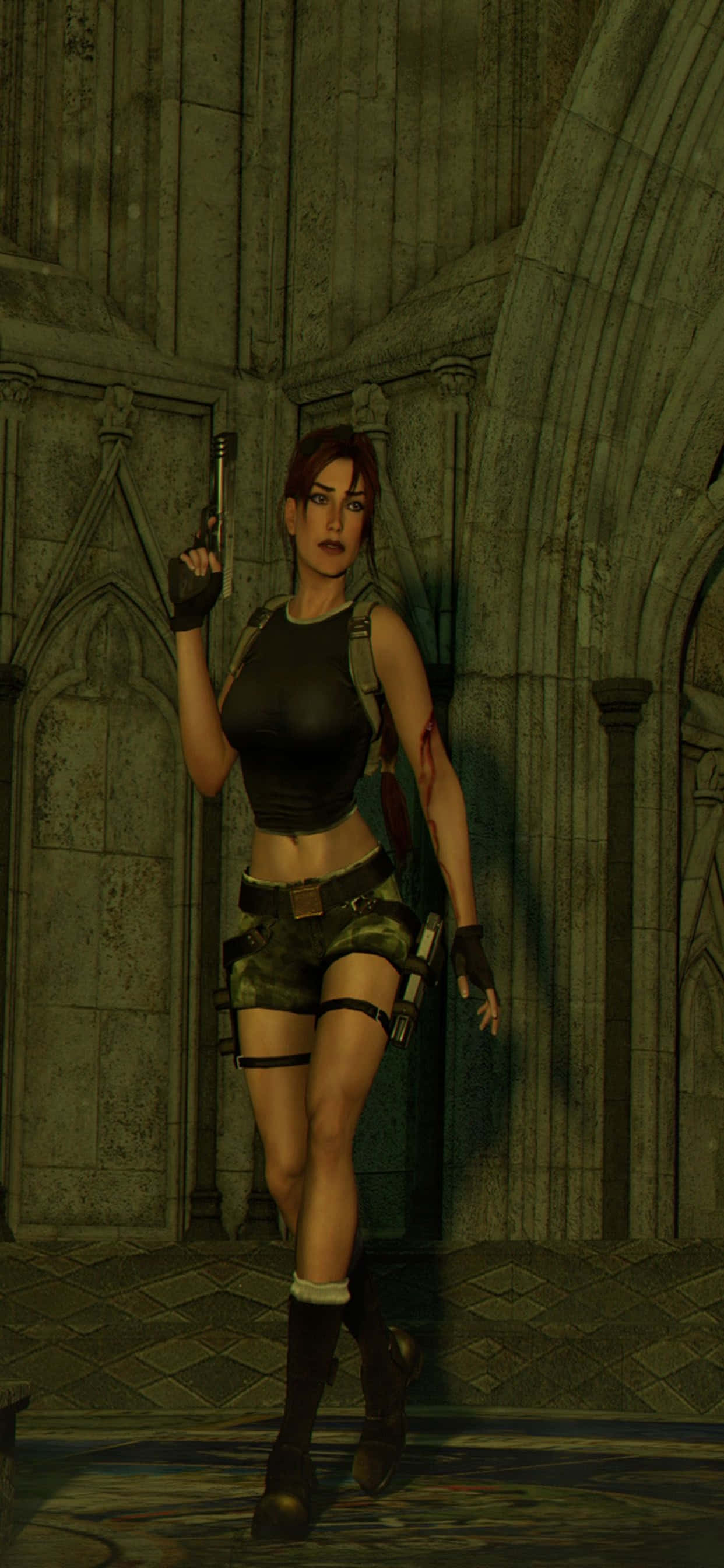 Nouse Tomb Raiderin haasteeseen. Taustakuvat