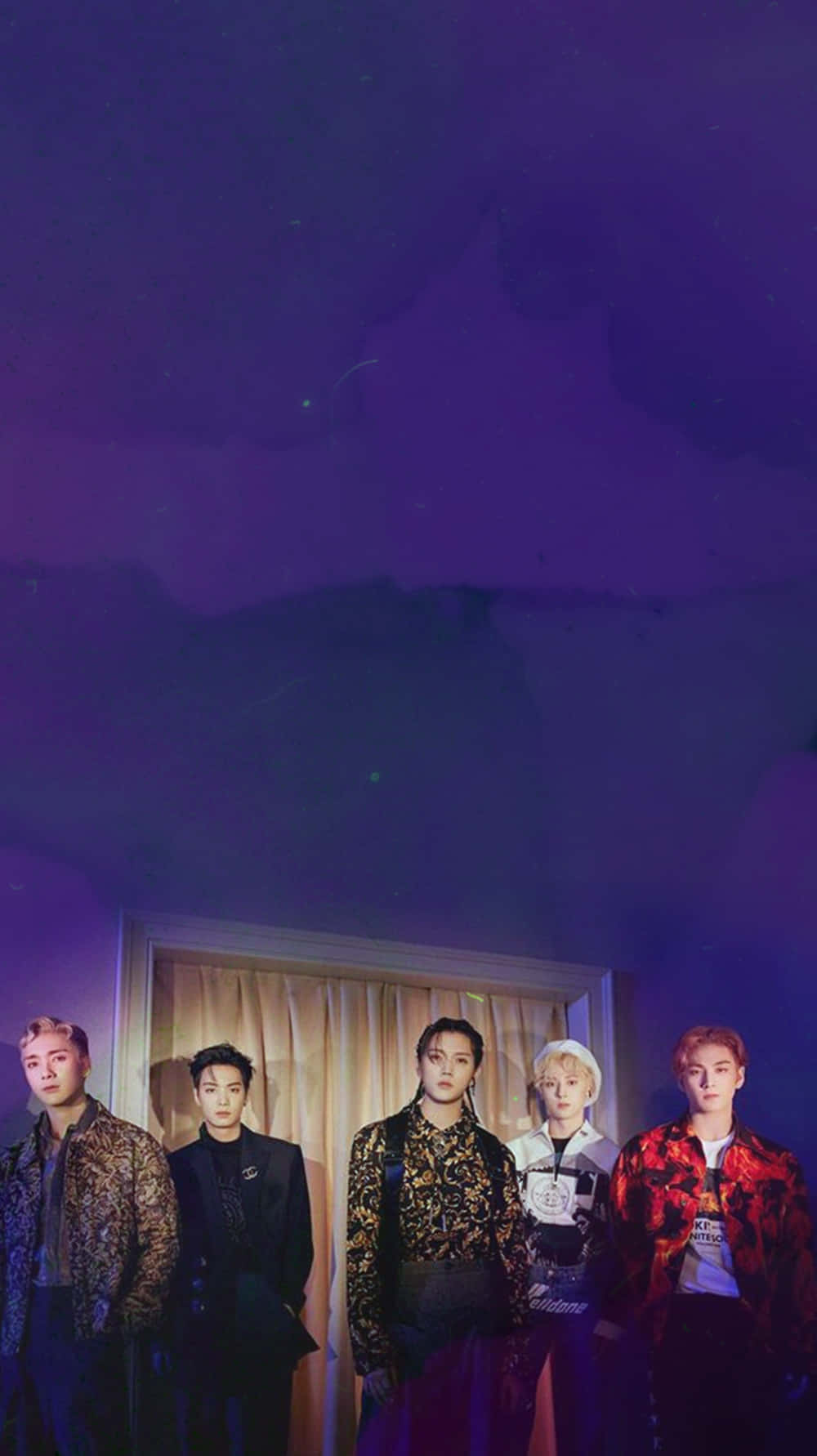 Nuest Kpop Poikabändi Tumma Taustakuvat