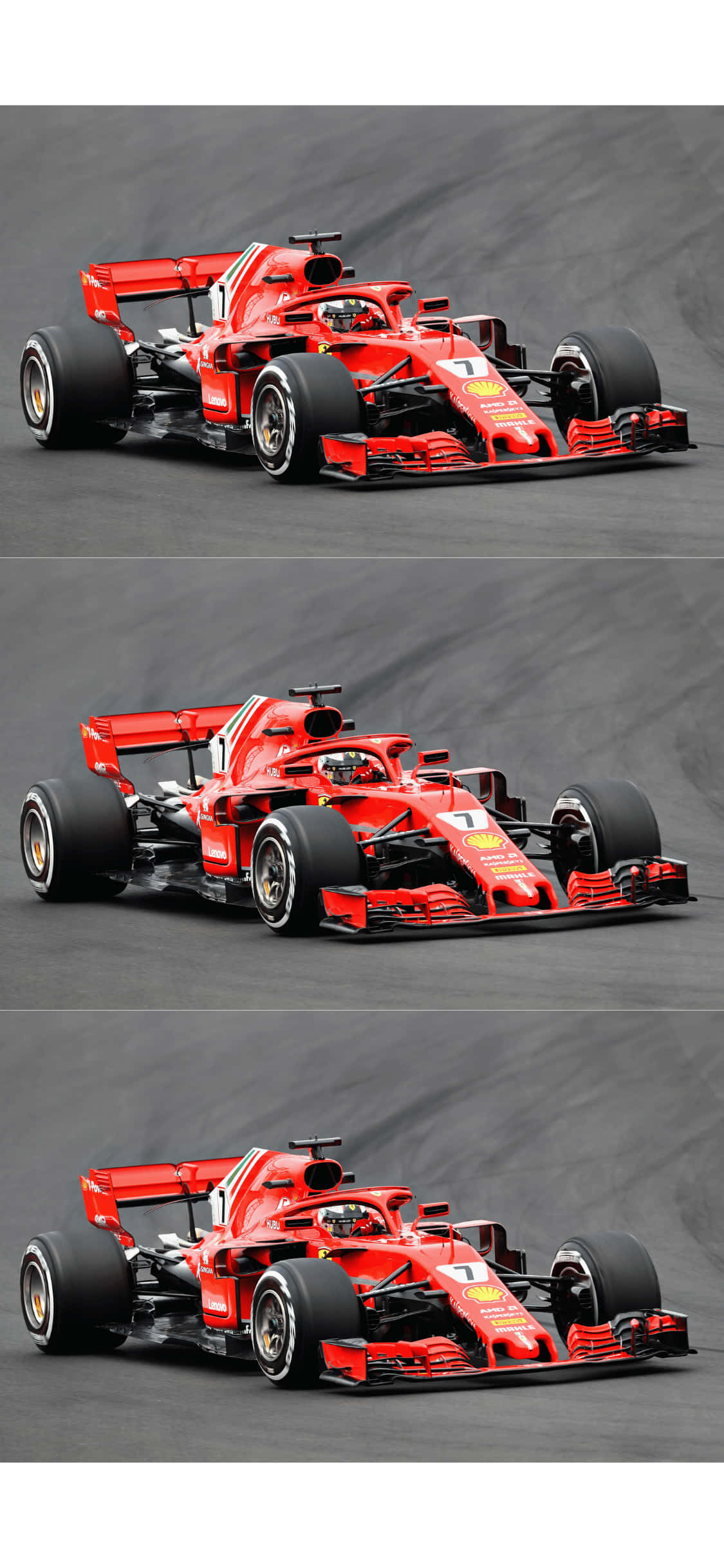 Numero Seitsemän Kollaasi iPhone Xs F1 2018 Taustakuva Taustakuvat