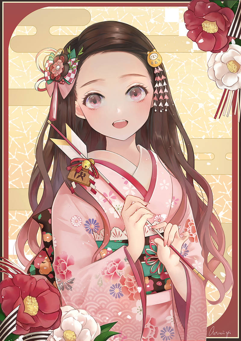 Nuoli Demon Slayer Nezuko Taustakuvat