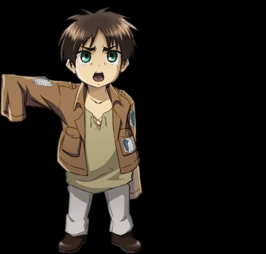 Nuori animehahmo yllättynyt ilme Taustakuvat