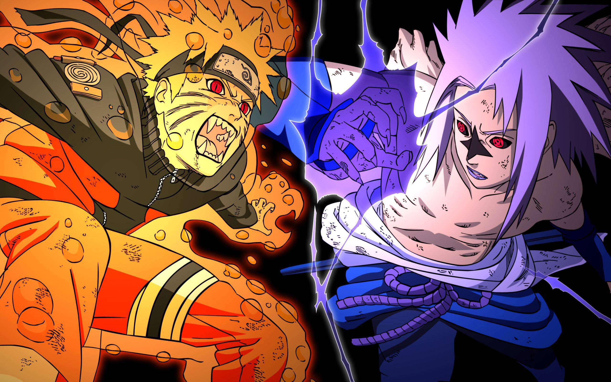 Nuori Naruto ja Sasuke Taustakuvat