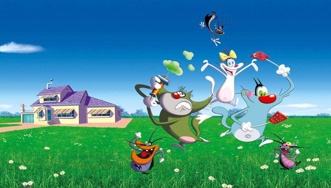 Oggy ja torakat -hahmojuliste Taustakuvat