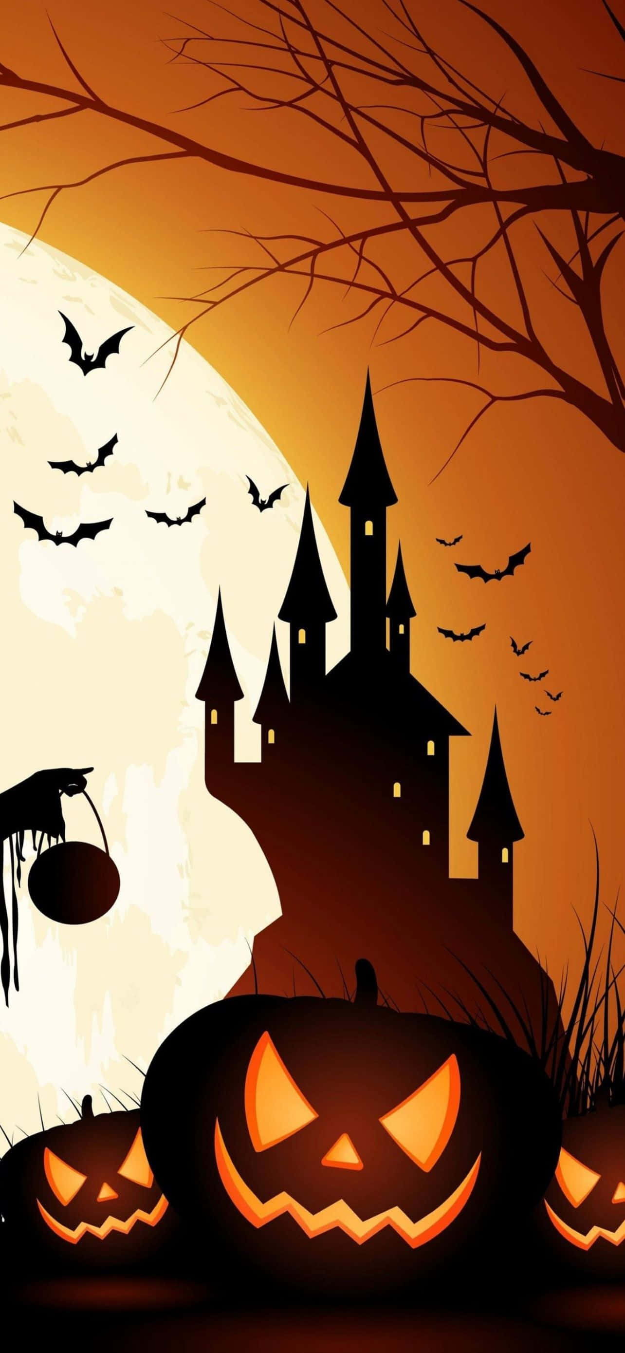 Ole luova Halloween-asusi kanssa iPhonellasi. Taustakuvat