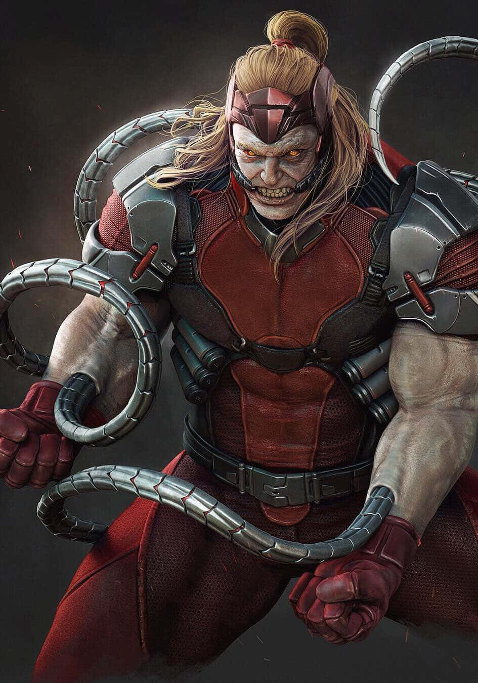 Omega Red päästää tappavan voimansa valloilleen Taustakuvat
