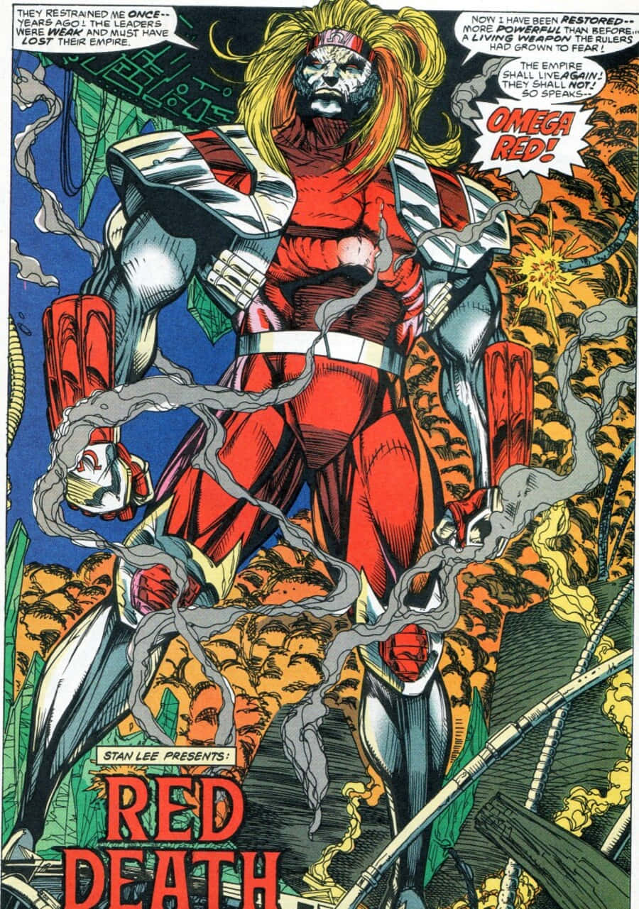 Omega Red – raivokas mutanttivihollinen Taustakuvat