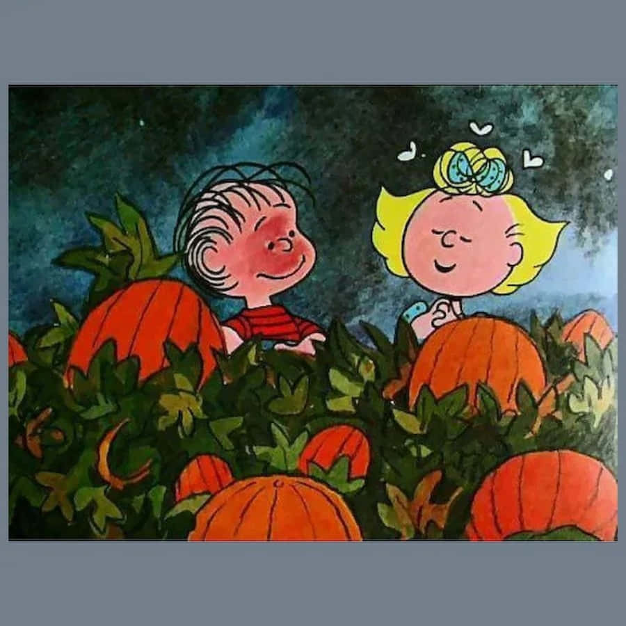 On Halloween, Charlie Brown! Taustakuvat