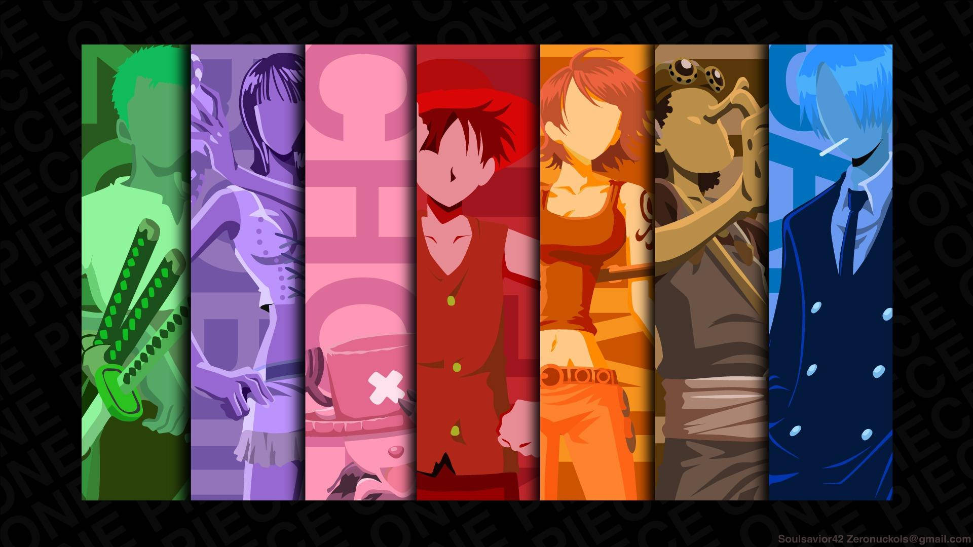 One Piece 4K -hahmovektoritaide Taustakuvat