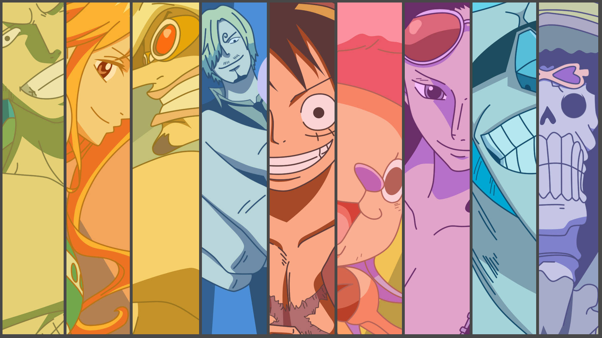 One Piece 4K Pastelli Taustakuvat