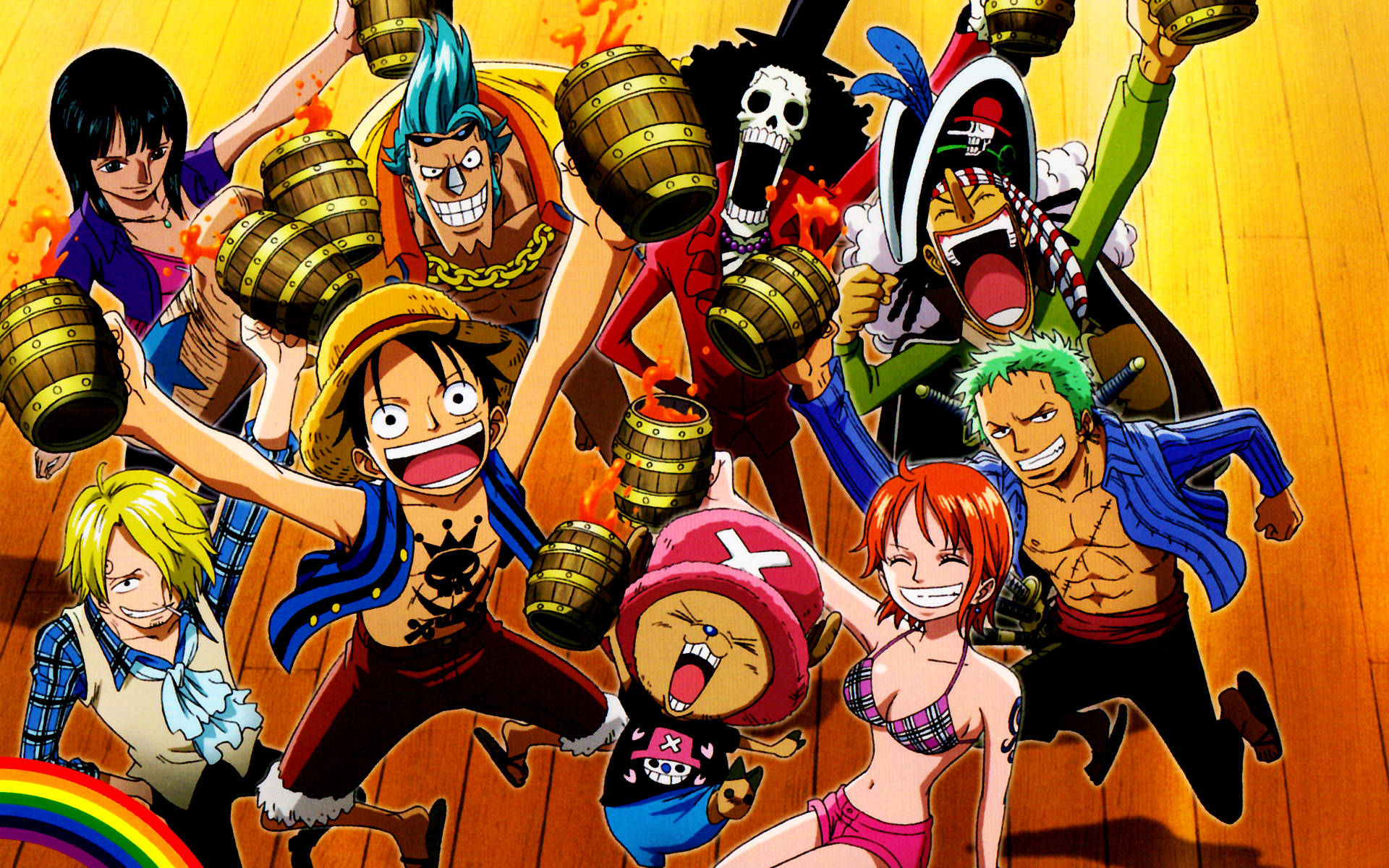 One Piece 4K puiset tuoppimukit Taustakuvat