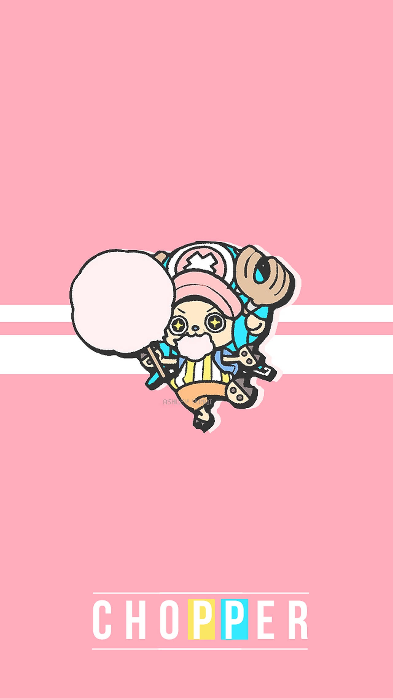One Piece Chopper - Puuvillakarkki iPhone Taustakuvat
