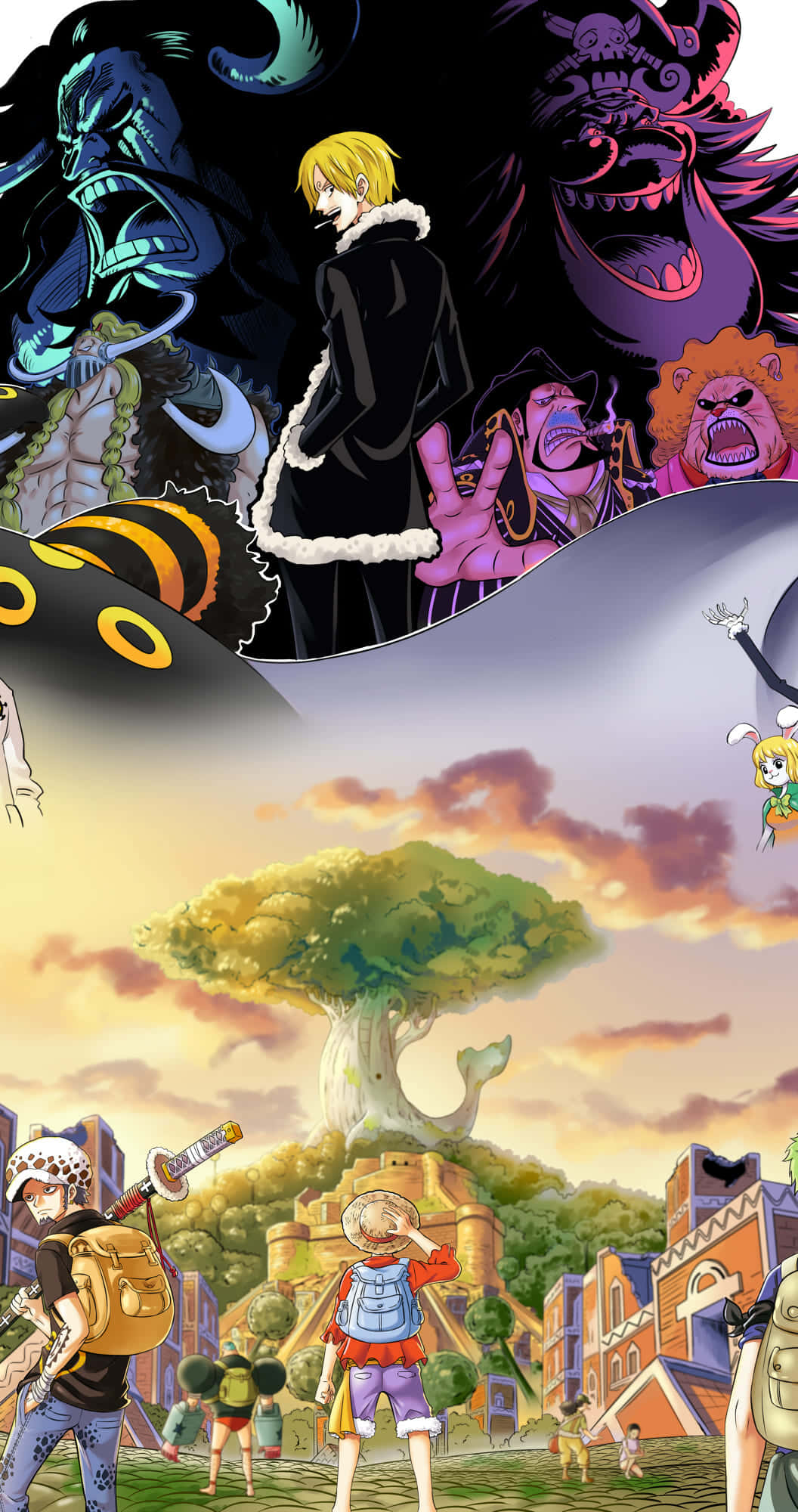 One Piece-fanitaideteos Taustakuvat