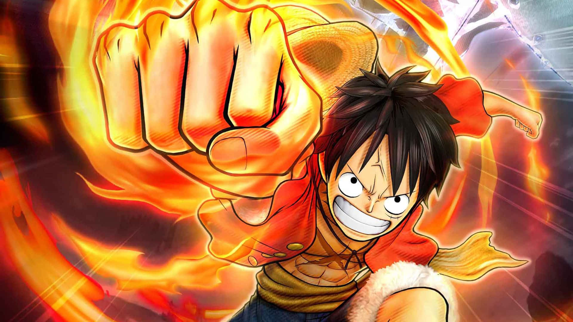 One Piece - hahmo nyrkki kädessä Taustakuvat