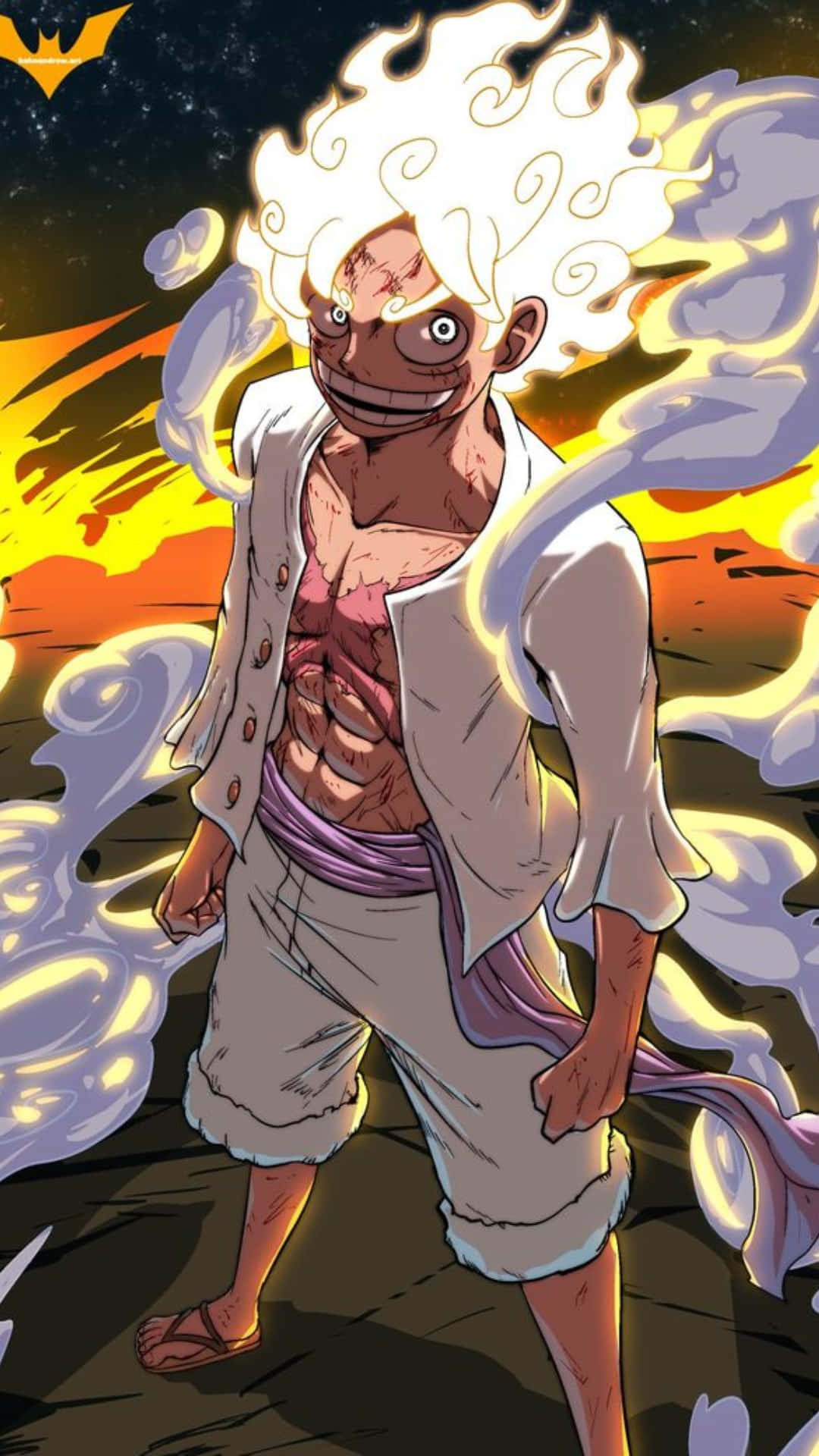 One Piece Luffy Gear 5 -kuva Taustakuvat