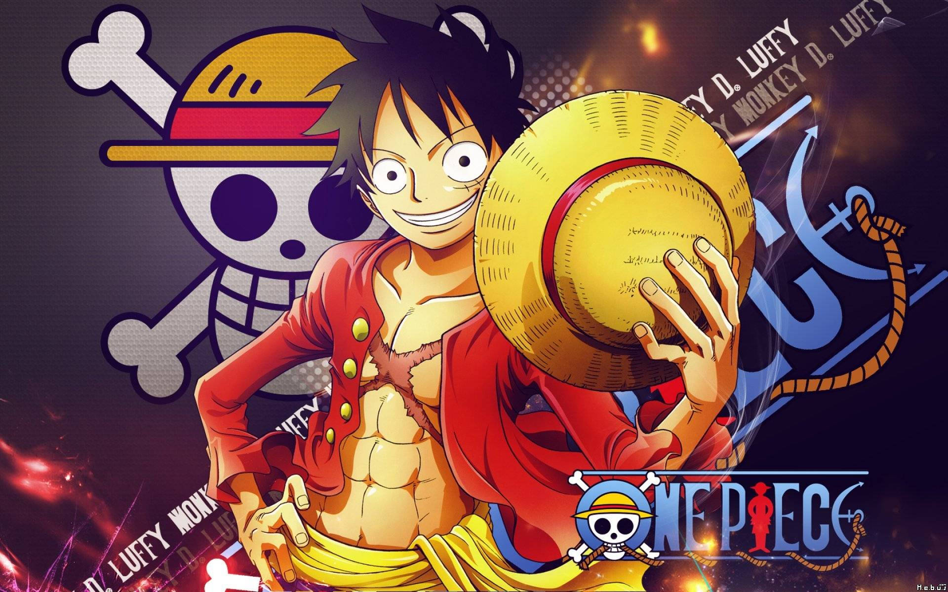One Piece Luffy Kallo-Chopperin Kanssa Taustakuvat